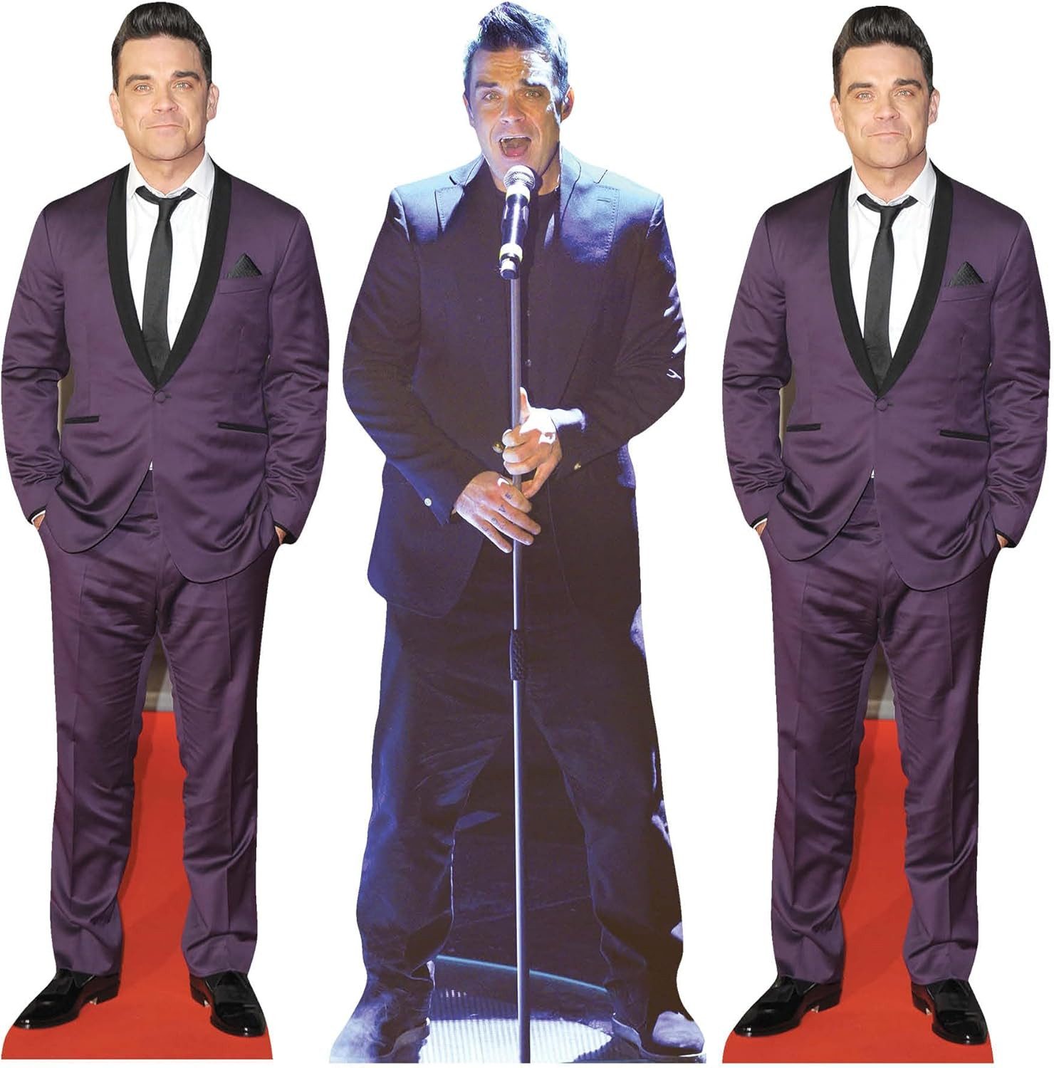 Dekofigur Robbie Williams - 3er Set Tischdekoration günstig online kaufen