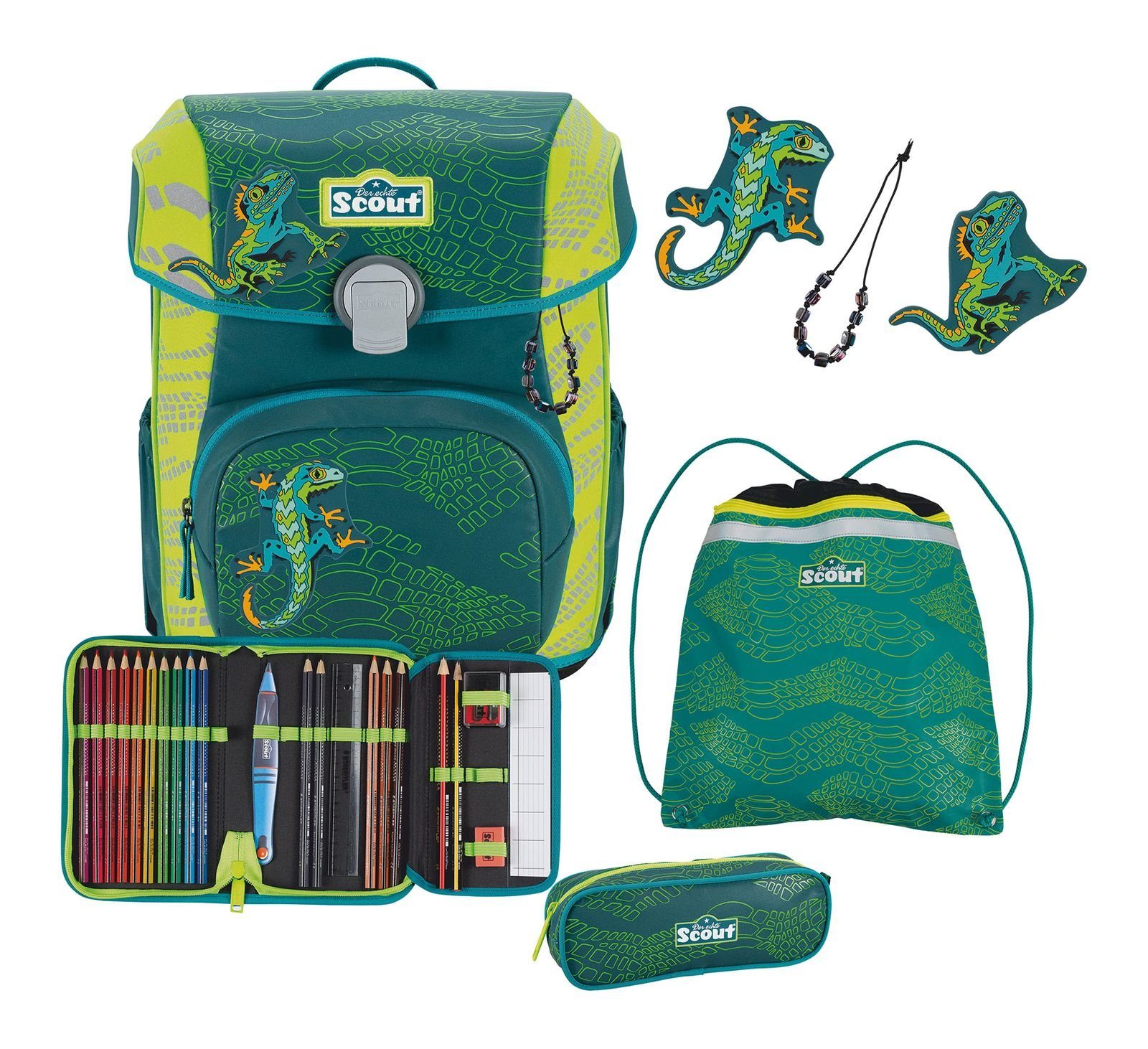 Scout Schulranzen Neo Set 4-teilig (Set, 4-tlg)