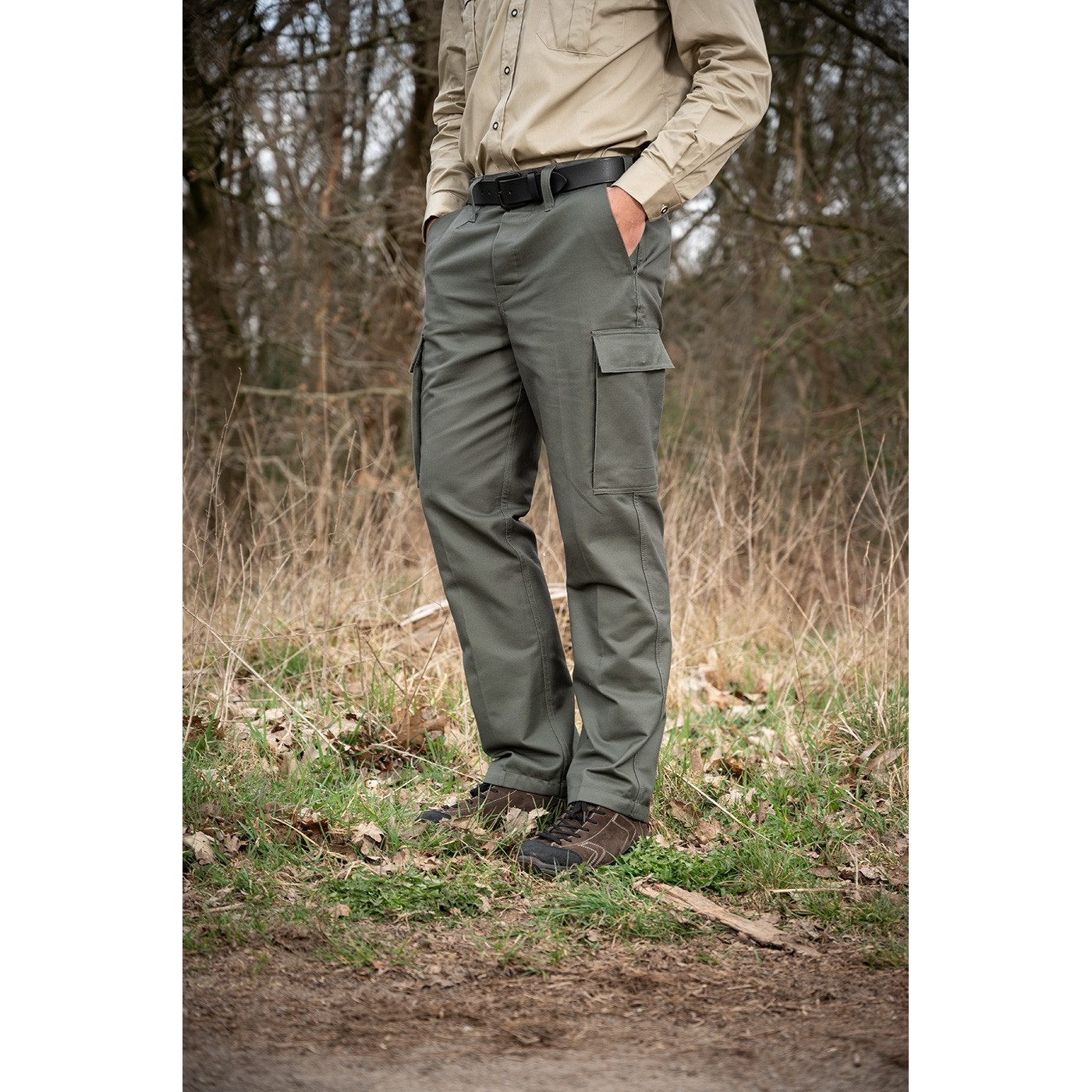 Rensing Outdoorhose BW Moleskin Feldhose oliv (100% Baumwoll-Gewebe) innenl günstig online kaufen