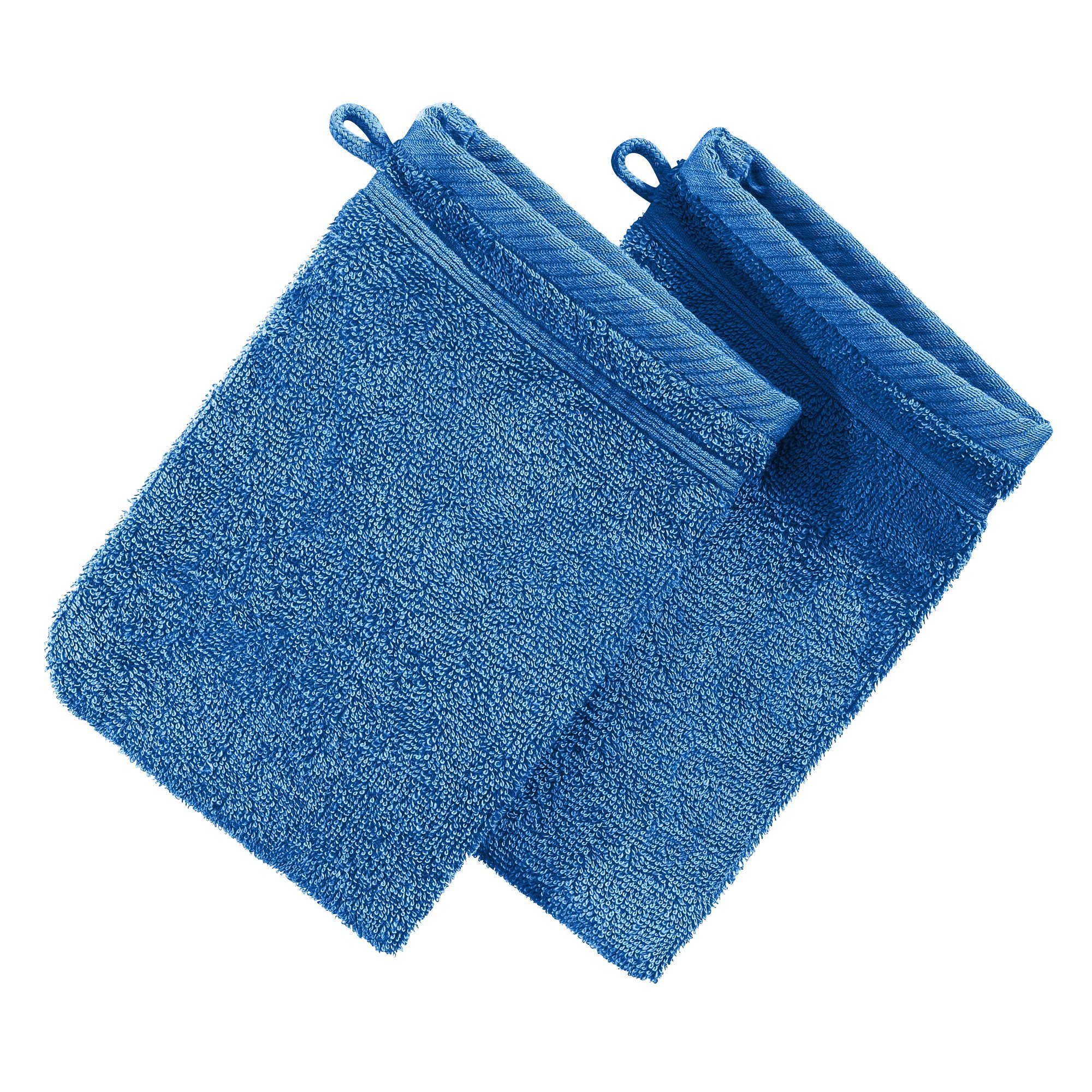 Erwin Müller Waschhandschuh Waschhandschuh "Heidelberg" 2er-Pack, Frottier, Walk-Frottier Uni