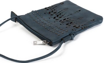 styleBREAKER Mini Bag (1-tlg), Mini Umhängetasche Ethno Cutout und Nieten