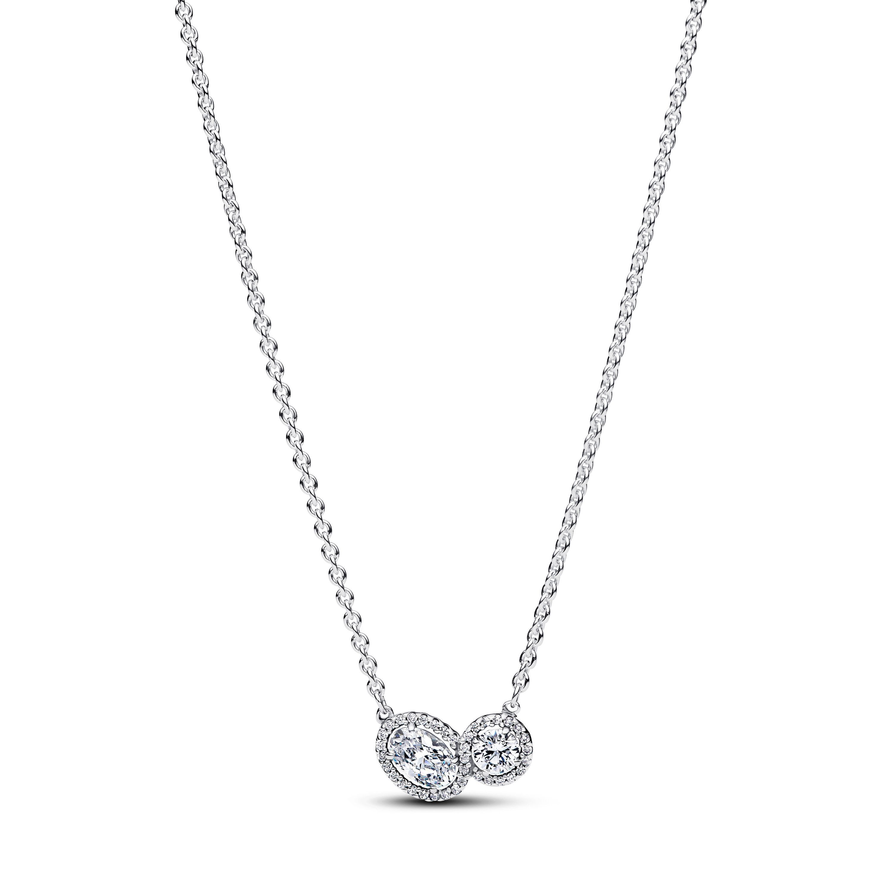 Pandora Kette mit Anhänger Pandora Zirkonia günstig online kaufen