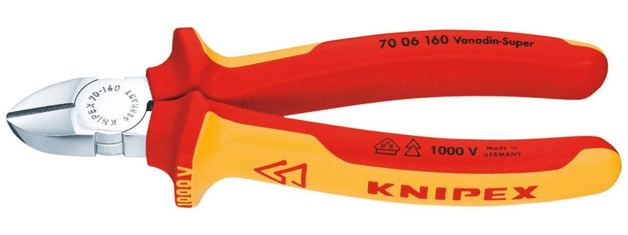 Knipex Seitenschneider Knipex Seitenschneider 180 mm VDE verchromt