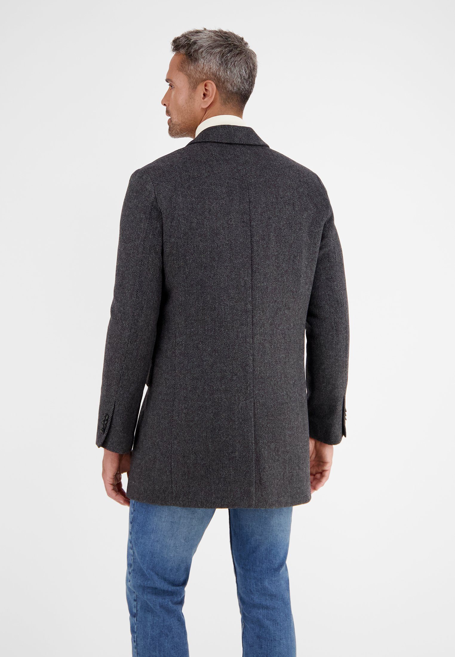 LERROS Wintermantel LERROS Mantel in klassischer Fischgrat-Optik günstig online kaufen