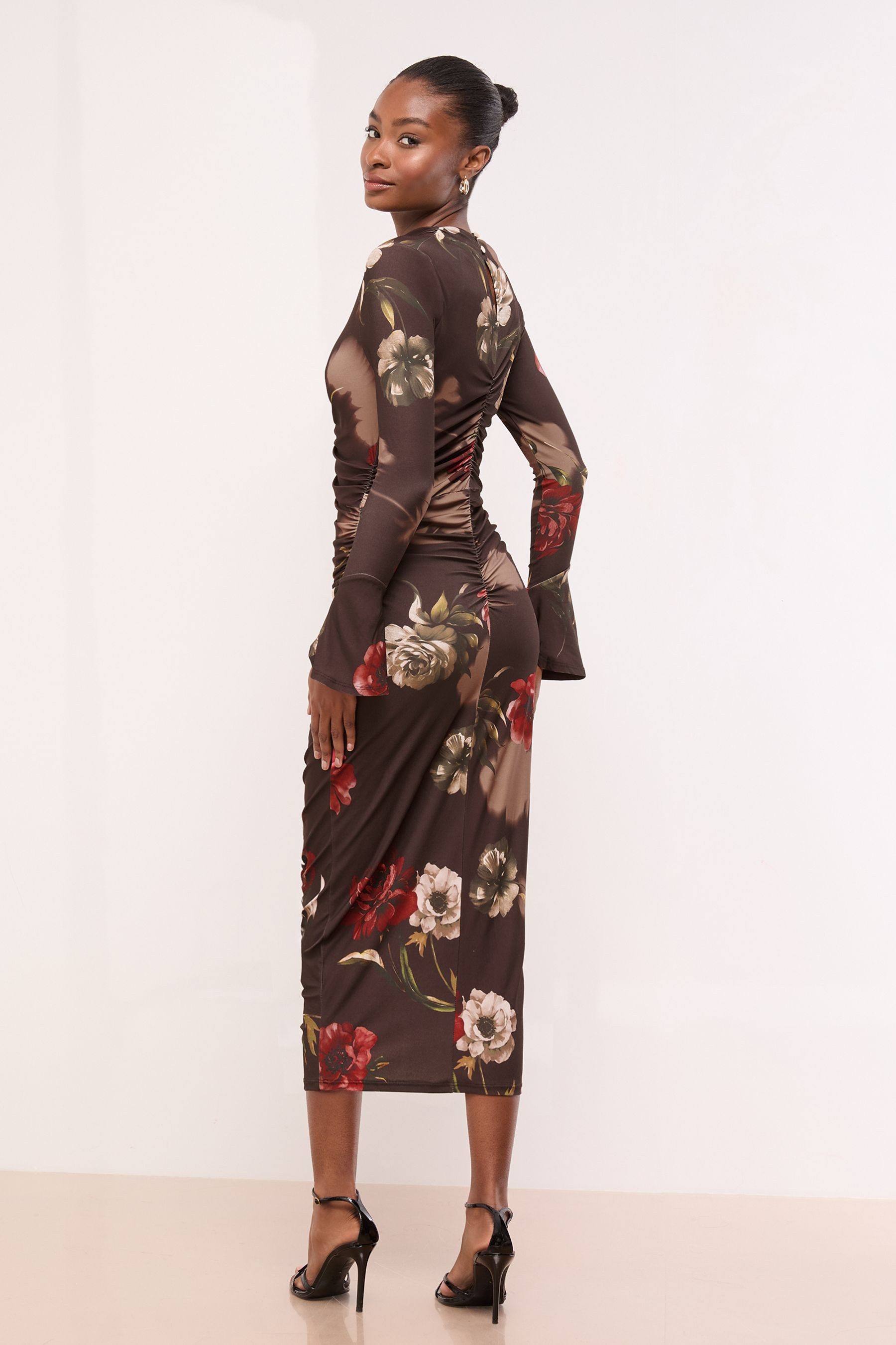 LIPSY Jerseykleid Lipsy Langärmliges, figurbetontes Jersey-Kleid (1-tlg) günstig online kaufen