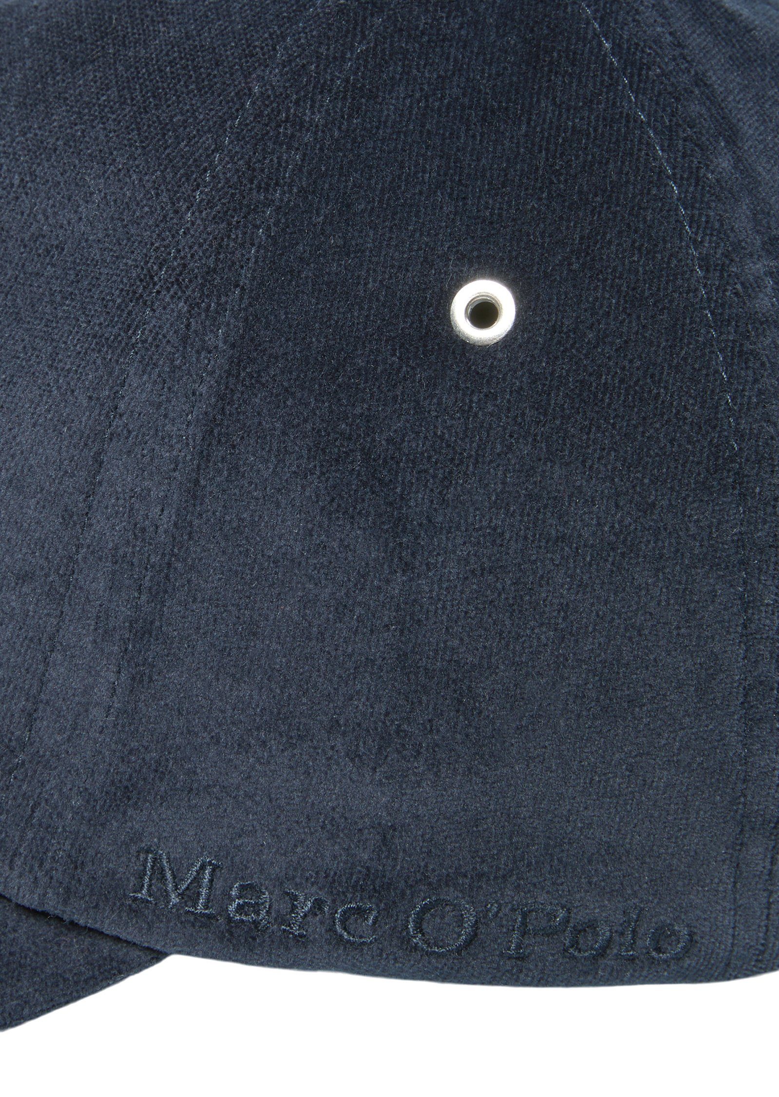 Marc O'Polo Baseball Cap aus blau Organic-Cotton-Lyocell-Mix