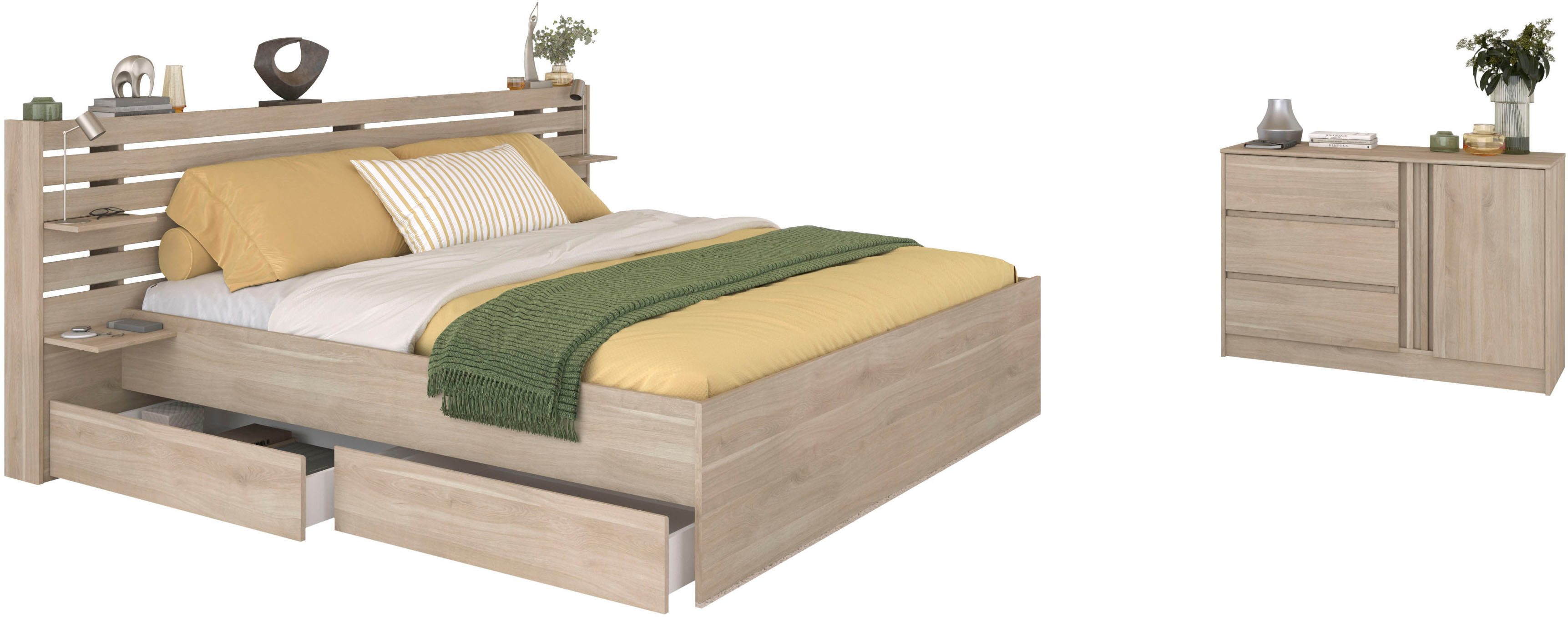 Parisot Schlafzimmer-Set Escale 29, (Set, 3-tlg)