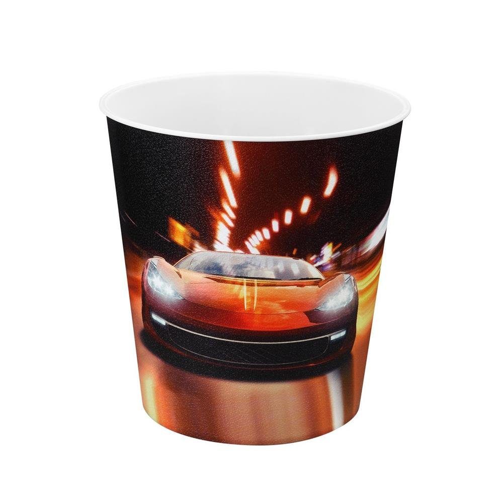 Idena Papierkorb Mülleimer mit Motiv 9 Liter, Abfalleimer, Bürokorb, für Kinderzimmer, Spielzimmer, Büro