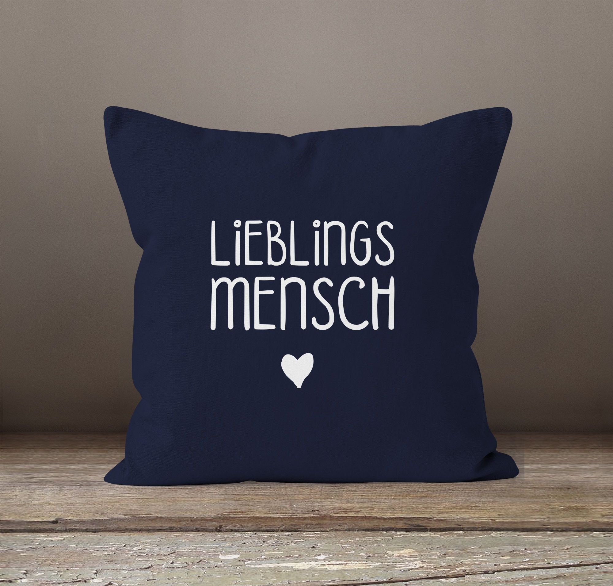 MoonWorks Dekokissen Lieblingsmensch Kissenbezug von MoonWorks®