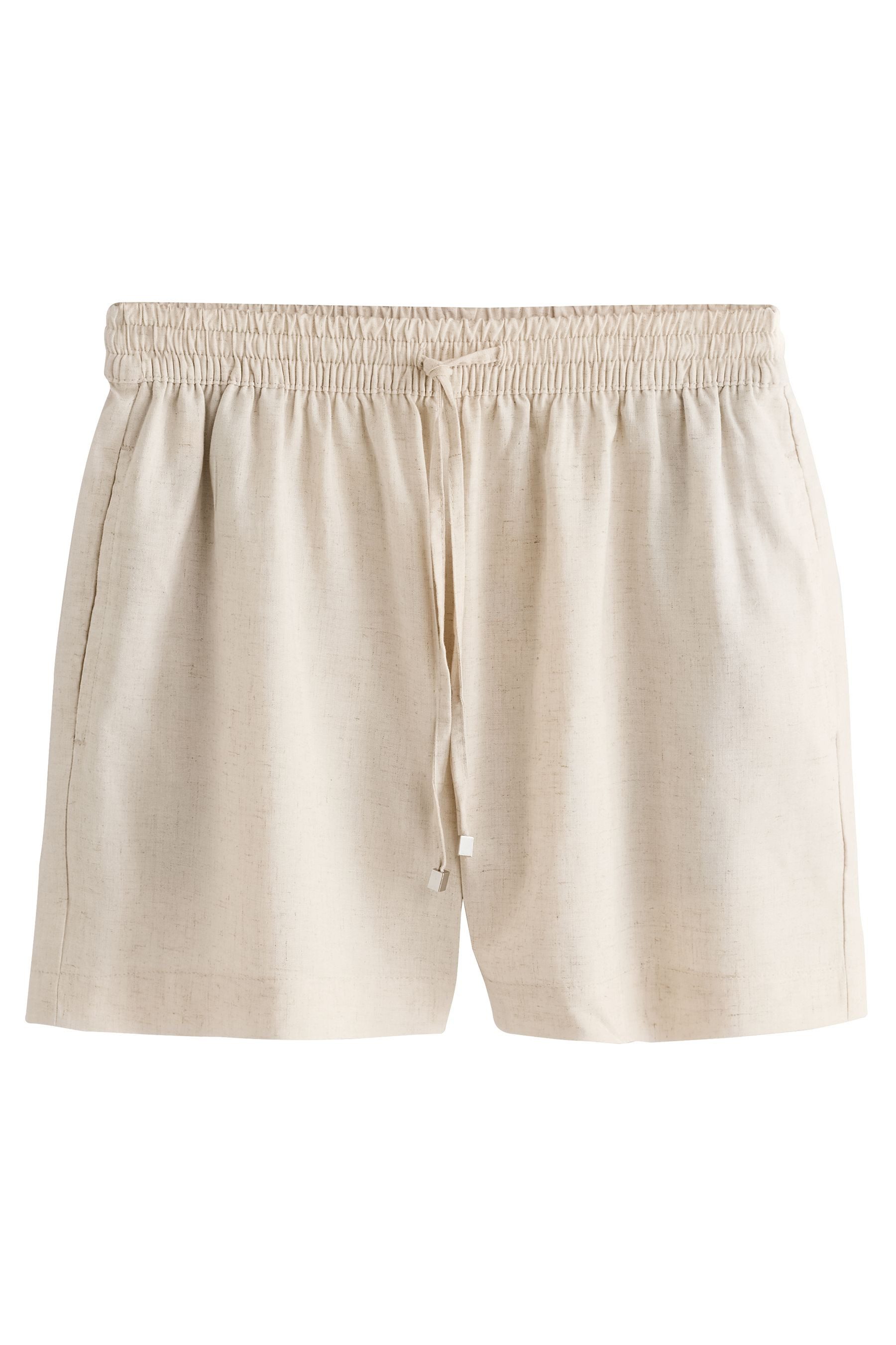 Next Shorts Schlupfshorts mit Leinenanteil, 3er-Pack (3-tlg)