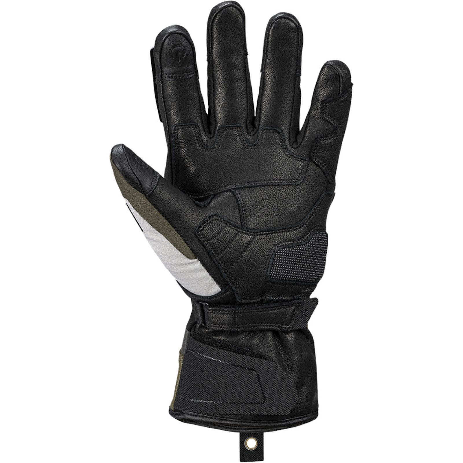 IXS Motorradhandschuhe iXS Venture-STX 1.0 Laminathandschuhe Hellgrau / Oliv / Schwarz motorradhandschuhe für herren