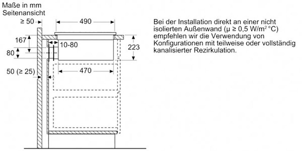 mit iQ500 Dunstabzug ED711FQ15E Kochfeld SIEMENS