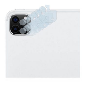 Savvies Schutzfolie für Apple iPad Pro 12.9" WiFi Cellular 2020 (NUR Kameraschutz, 4. Gen), Displayschutzfolie, 6 Stück, Folie klar