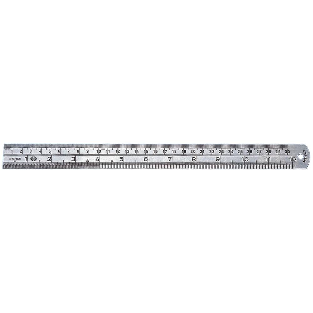 C.K Maßband Stahllineal metrisch /″ 300 mm