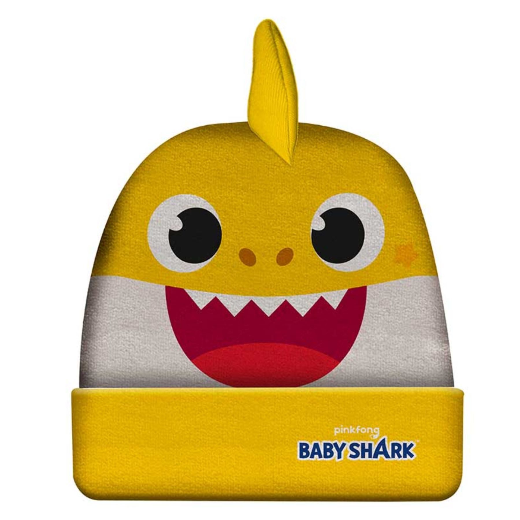 Baby Shark Fleecemütze 3D-Hut Onesize Niedlicher Kopfschutz für kalte Tage