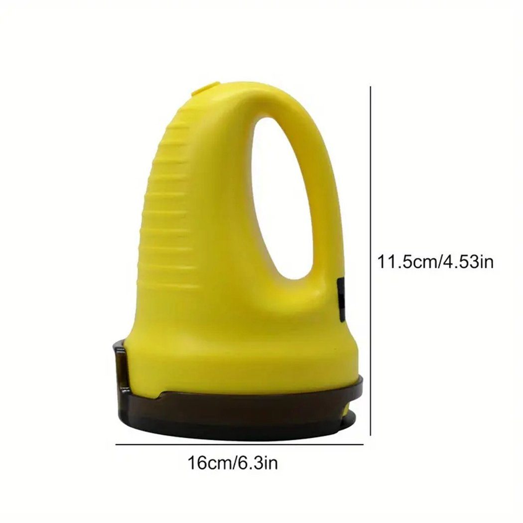 TUABUR Eiskratzer USB-Auto-Eiskratzer, Gelb beheizter Auto-Windschutzscheiben-Schneeräumer