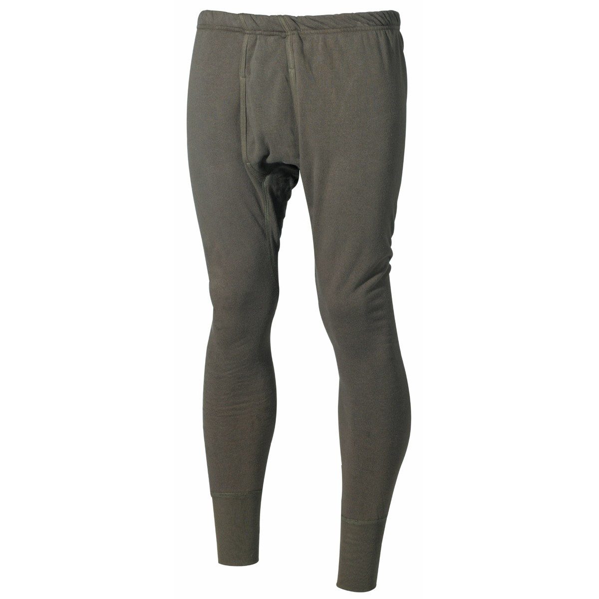 Lange Unterhose MFH BW Plüschunterhose, anger., oliv - Unterwäsche.