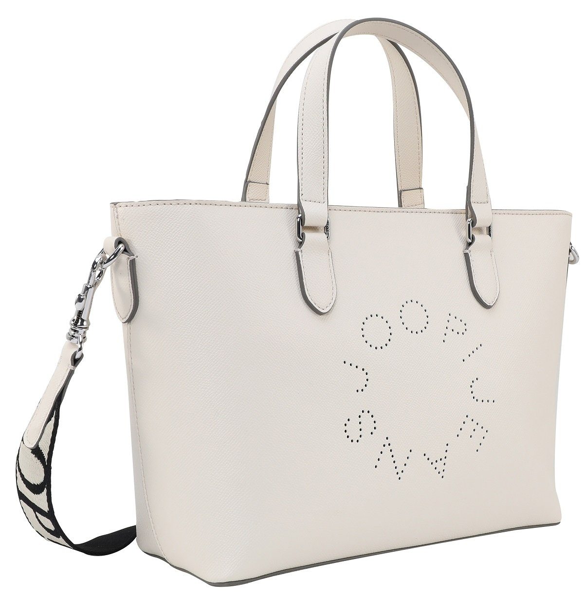 JOOP! Handtasche ketty Handbag Grifftasche Giro, silberfarbene Metalldetails
