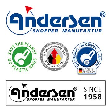 Andersen Einkaufstrolley Alu Star Shopper Auke rubin, klappbar, höhenverstellbar, belastbar bis 40kg, wasserabweisend