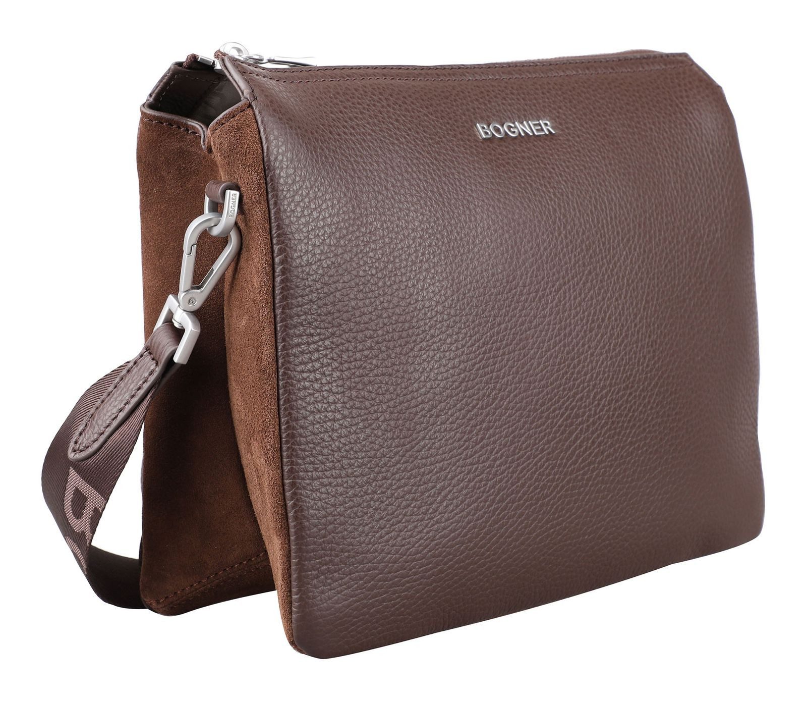 BOGNER Schultertasche Gulia Shoulderbag, aus echtem Rindsleder
