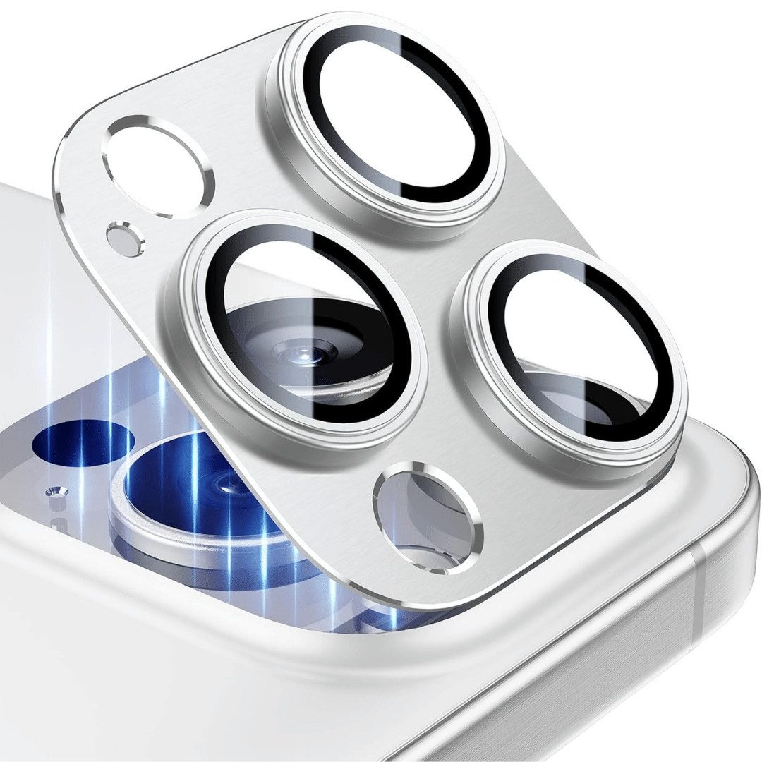 SmartUP Kameraschutzglas für iPhone 16 Pro / 16 Pro Max Titan Kameraglas Panzerglas Panzerfolie für iPhone 16 Pro / iPhone 16 Pro Max