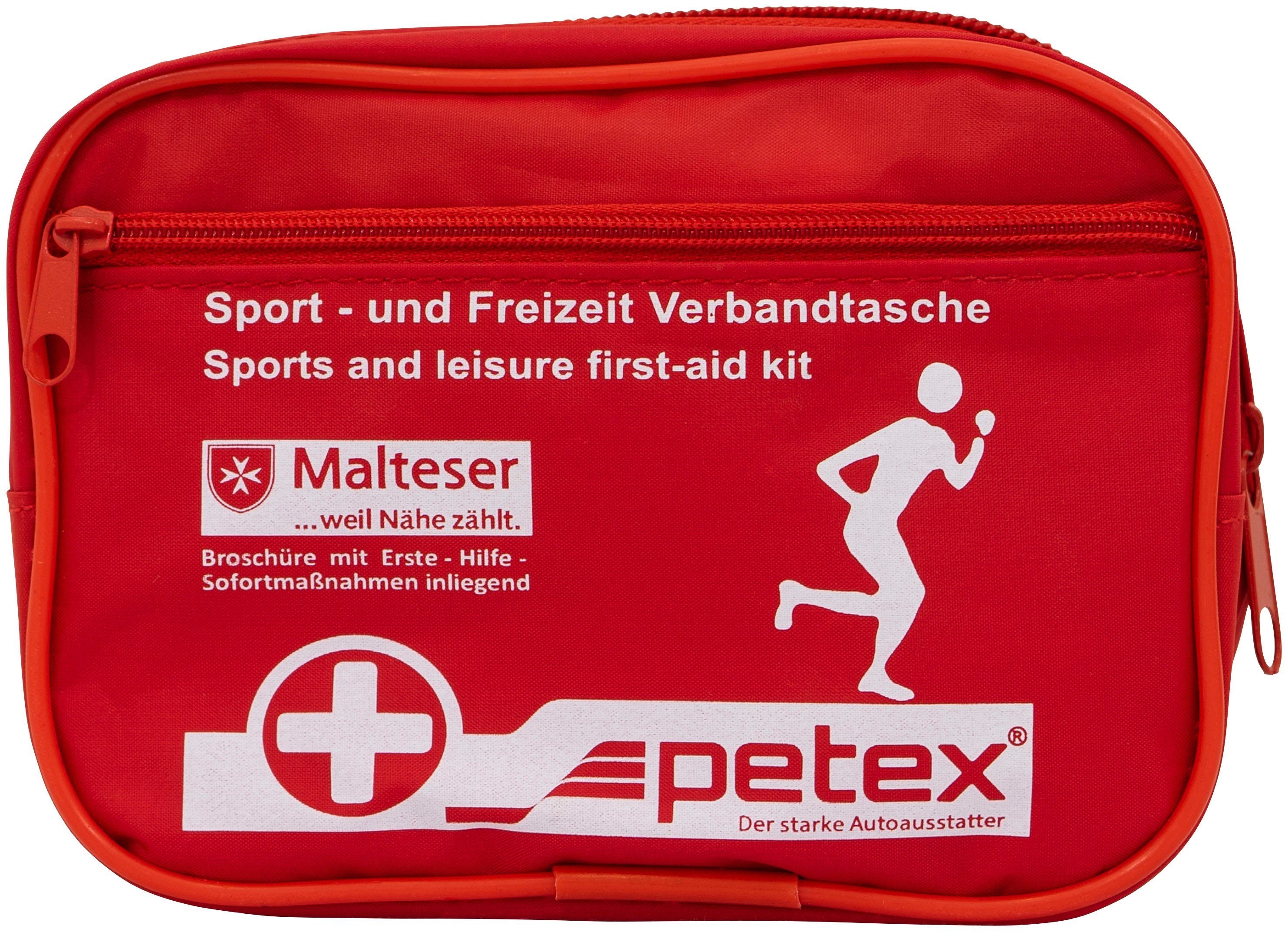 Petex KFZ-Verbandkasten KFZ-Verbandtasche, (erste Hilfe Verbandskasten mit  30 Teilen), KFZ-Verbandkasten, Inhalt nach DIN 13164