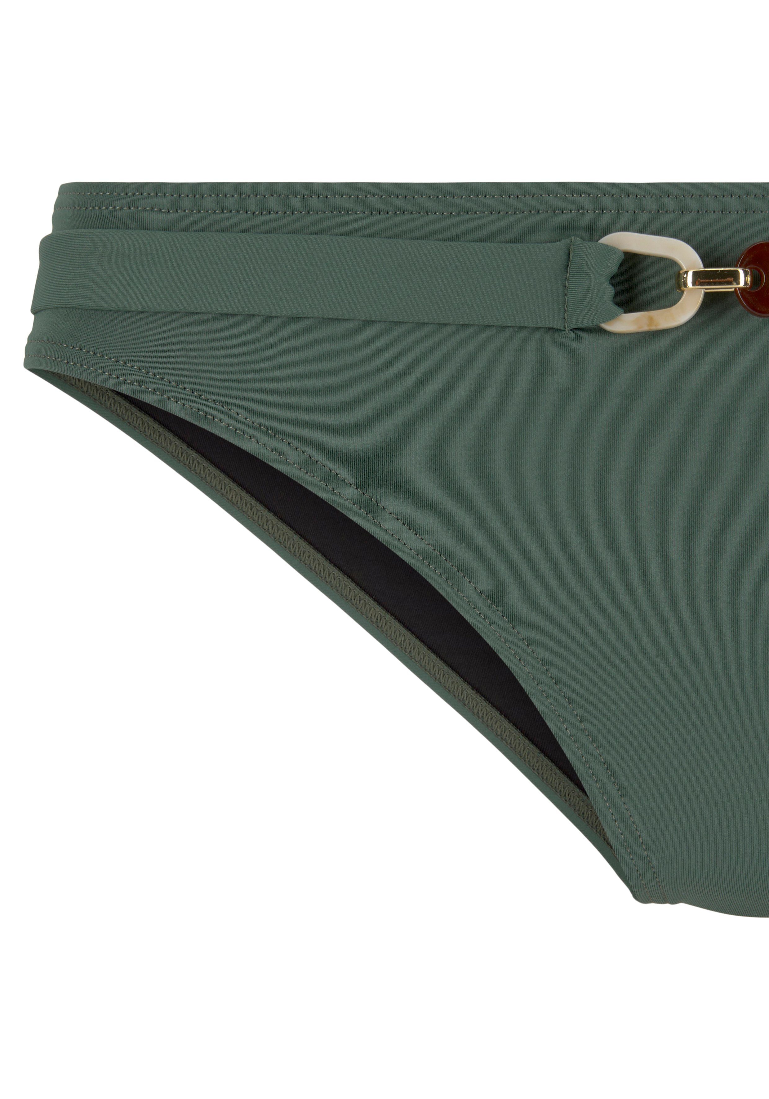 LASCANA Bikini-Hose Yves mit edlen Ziergürtel günstig online kaufen