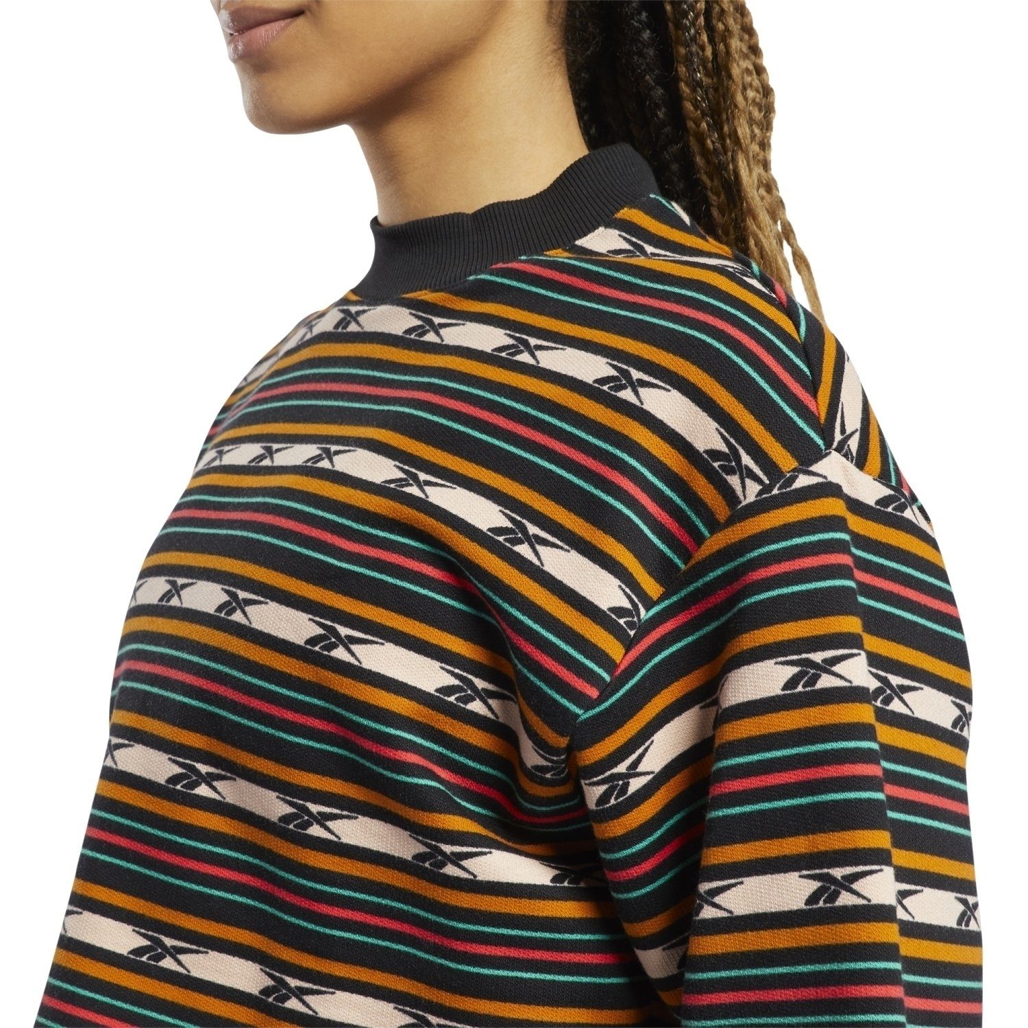 Reebok Classic Sweater Reebok Classics Camp Stripe Crew