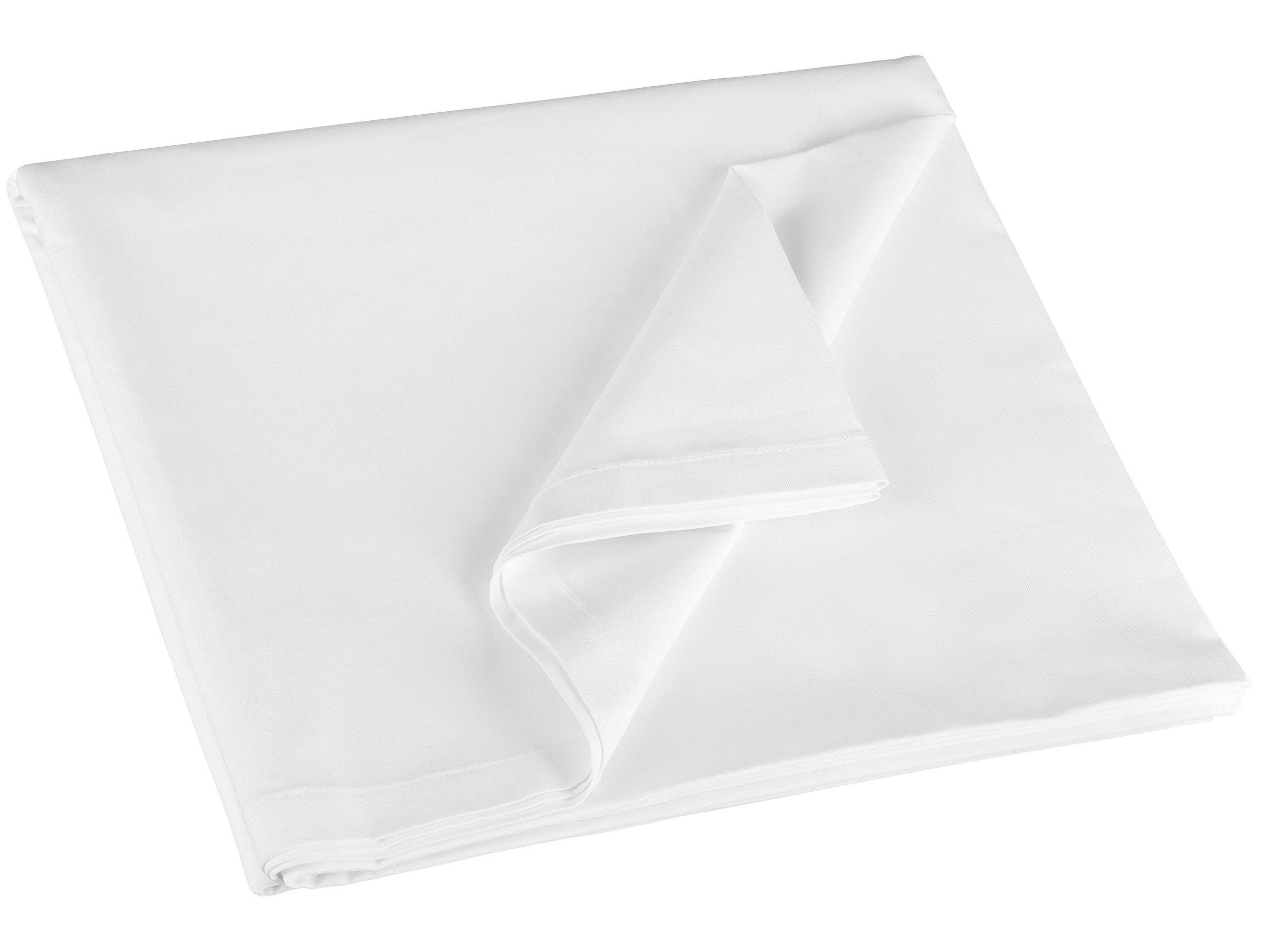 ZOLLNER Betttuch, Mischgewebe, Gummizug: ohne, (1 Stück), 160 x 280 cm, 80% Baumwolle, 20% Polyester, vom Hotelwäschespezialist