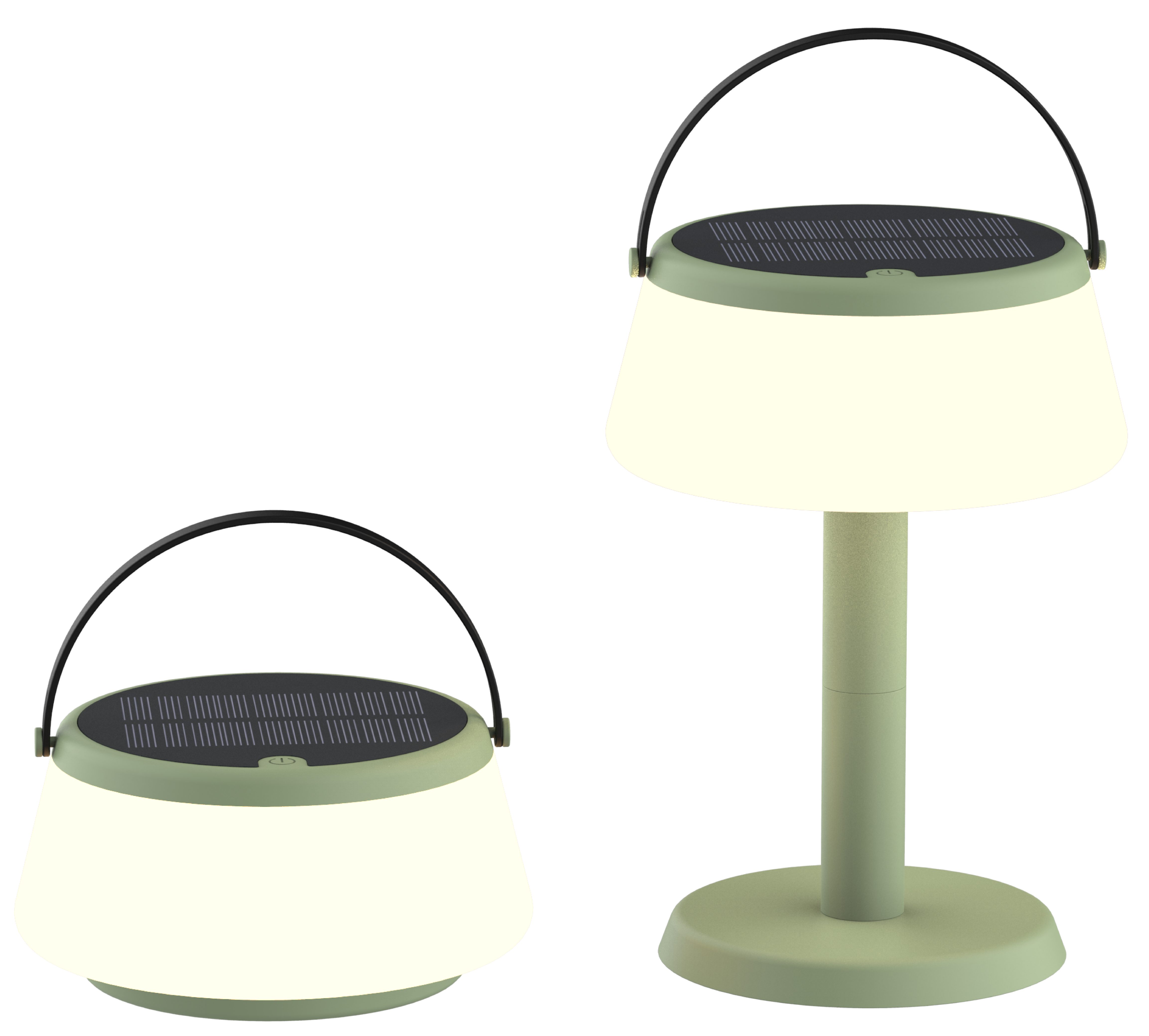 BOLD LED Solarleuchte BOLD tragbare Solar-Tischleuchte, LED fest integriert, 2700K warmweiß, 4 Std. Nutzung, Stufenlos Dimmbar, IP44-Zertifiziert