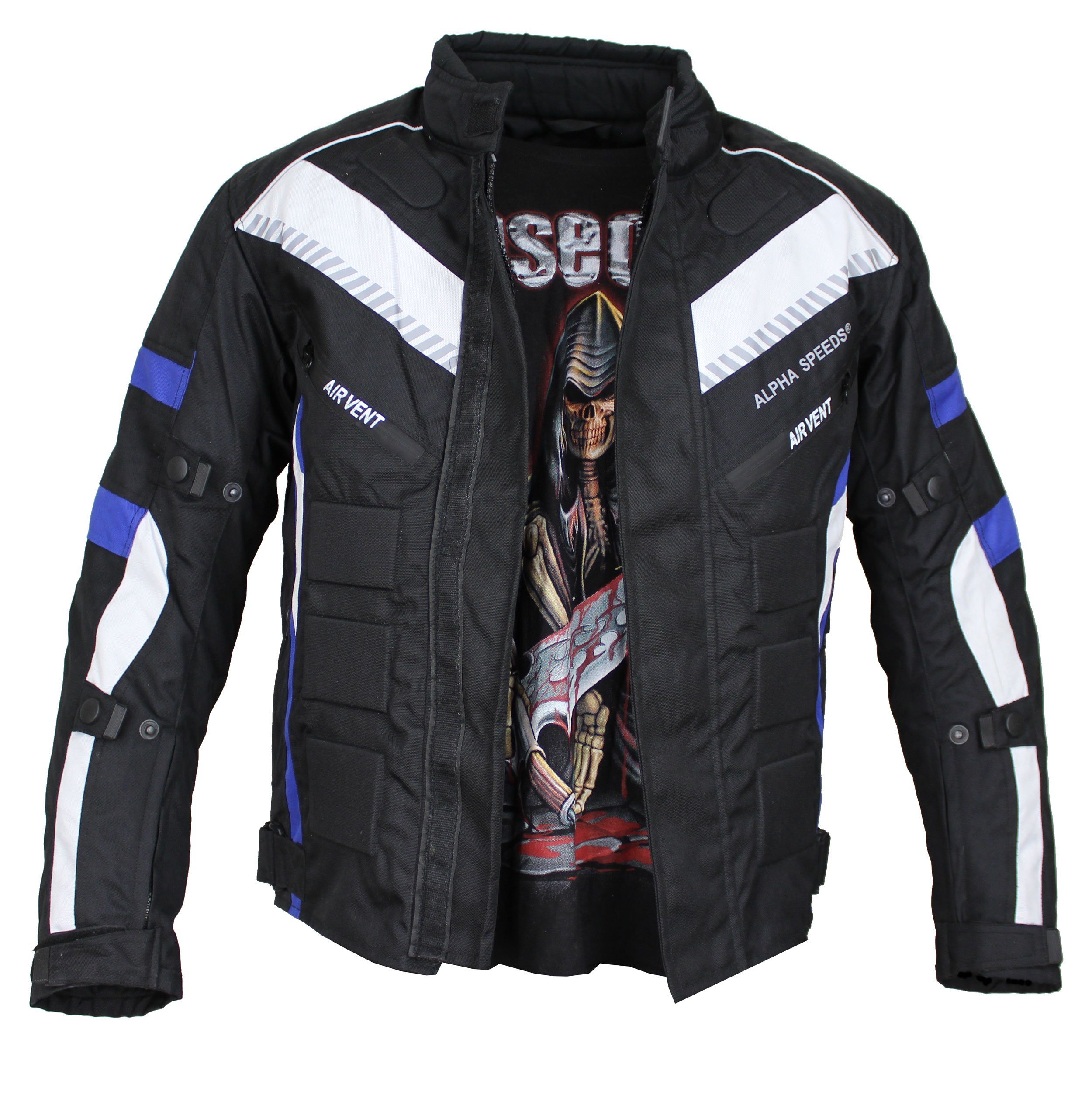 Alpha Speeds Motorradjacke Herren Motorrad Biker günstig online kaufen