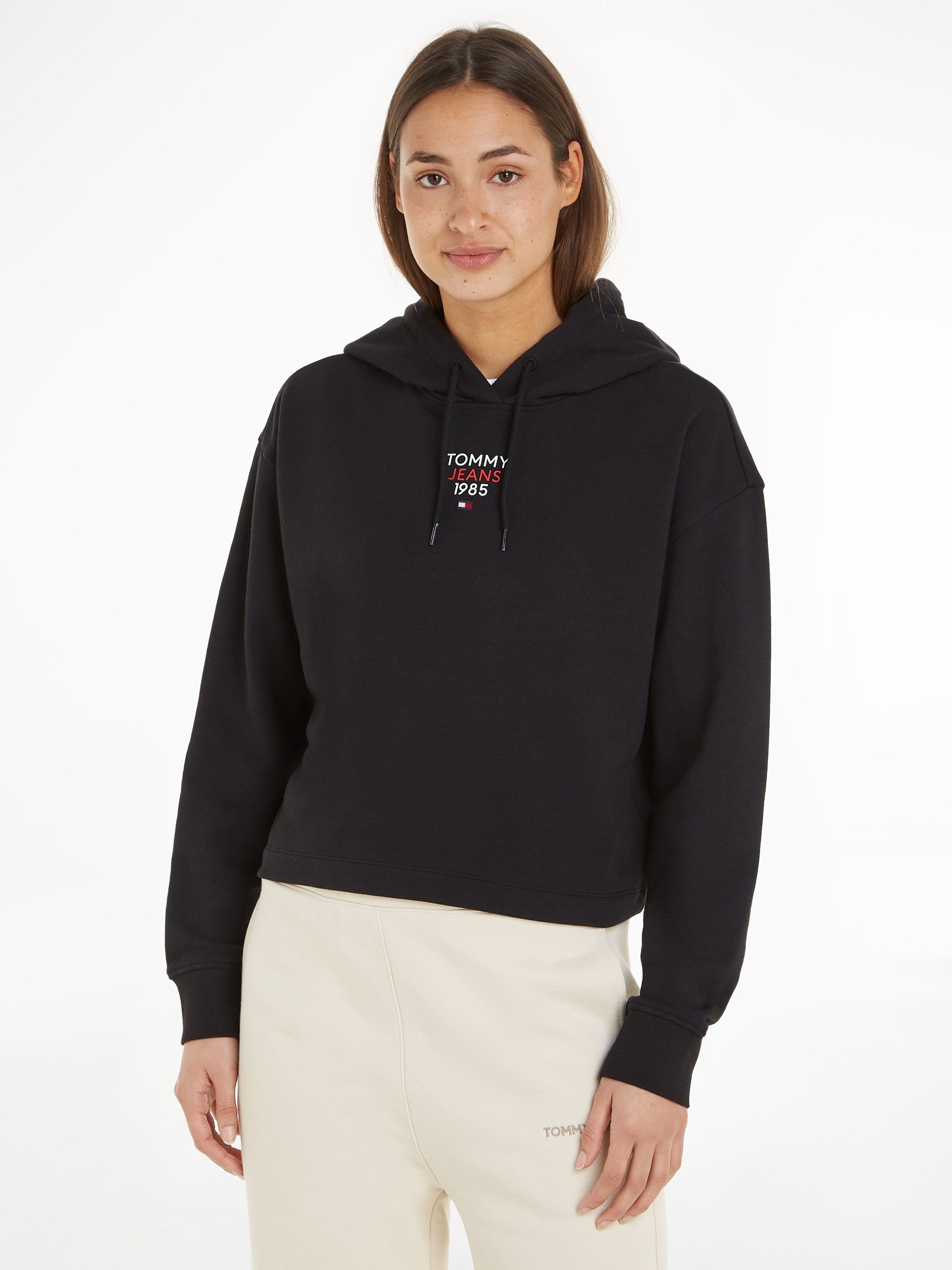 Tommy Jeans Kapuzensweatshirt TJW RLX ESSENTIAL LOGO1 HOOD EXT mit Markenlabel Stickerei