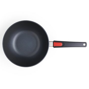 WOLL MADE IN GERMANY Wok Diamond Lite Rührpfanne 30 cm, Aluminium Schmiedeguss (1-tlg), abnehmbarer Stiel - dadurch ungegrenzt backofenfest, induktionsgeeignet