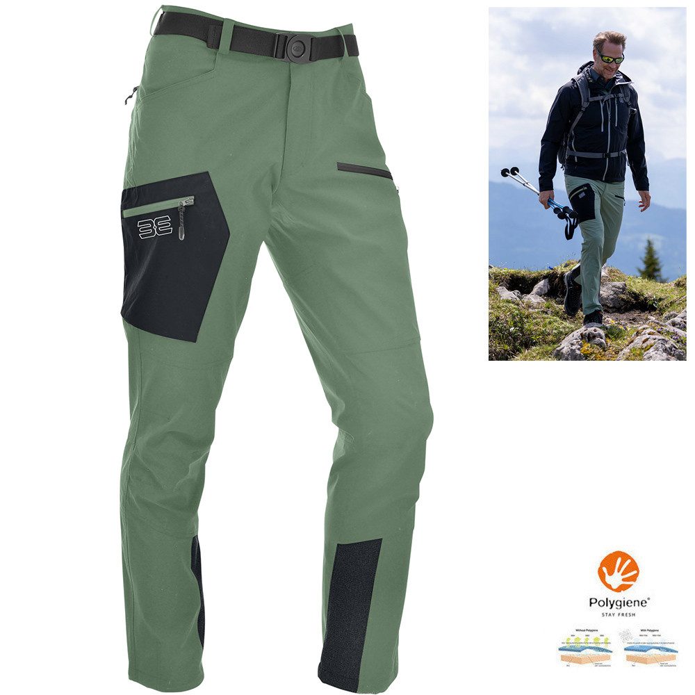 Maul Trainingstights Maul - ETZEL ULTRA - Herren Allround Wanderhose Outdoorhose, green