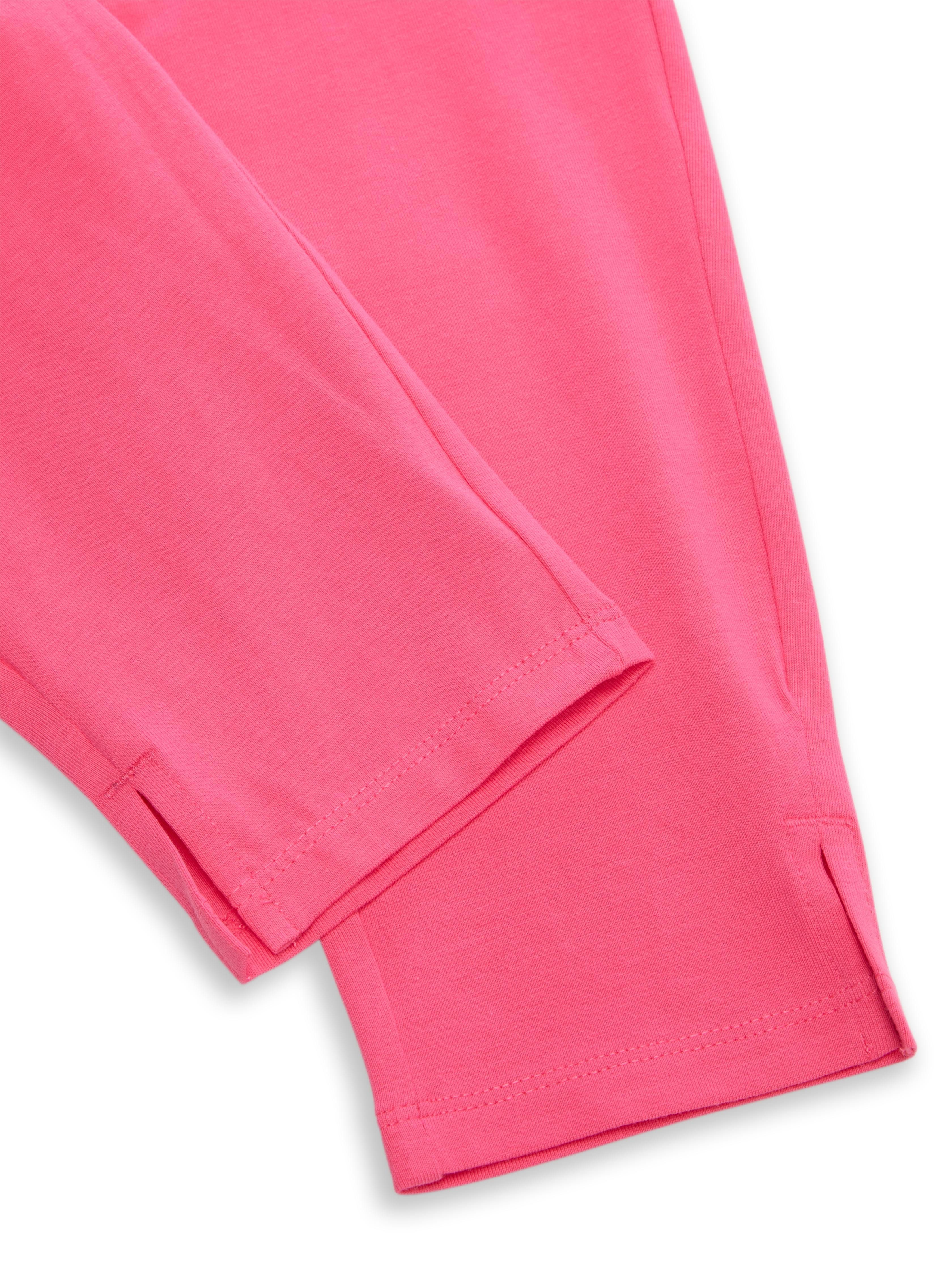 TOM TAILOR Caprileggings (2-tlg) im 2er Pack, aus Baumwollmischung und elastischem Jersey, pflegeleicht