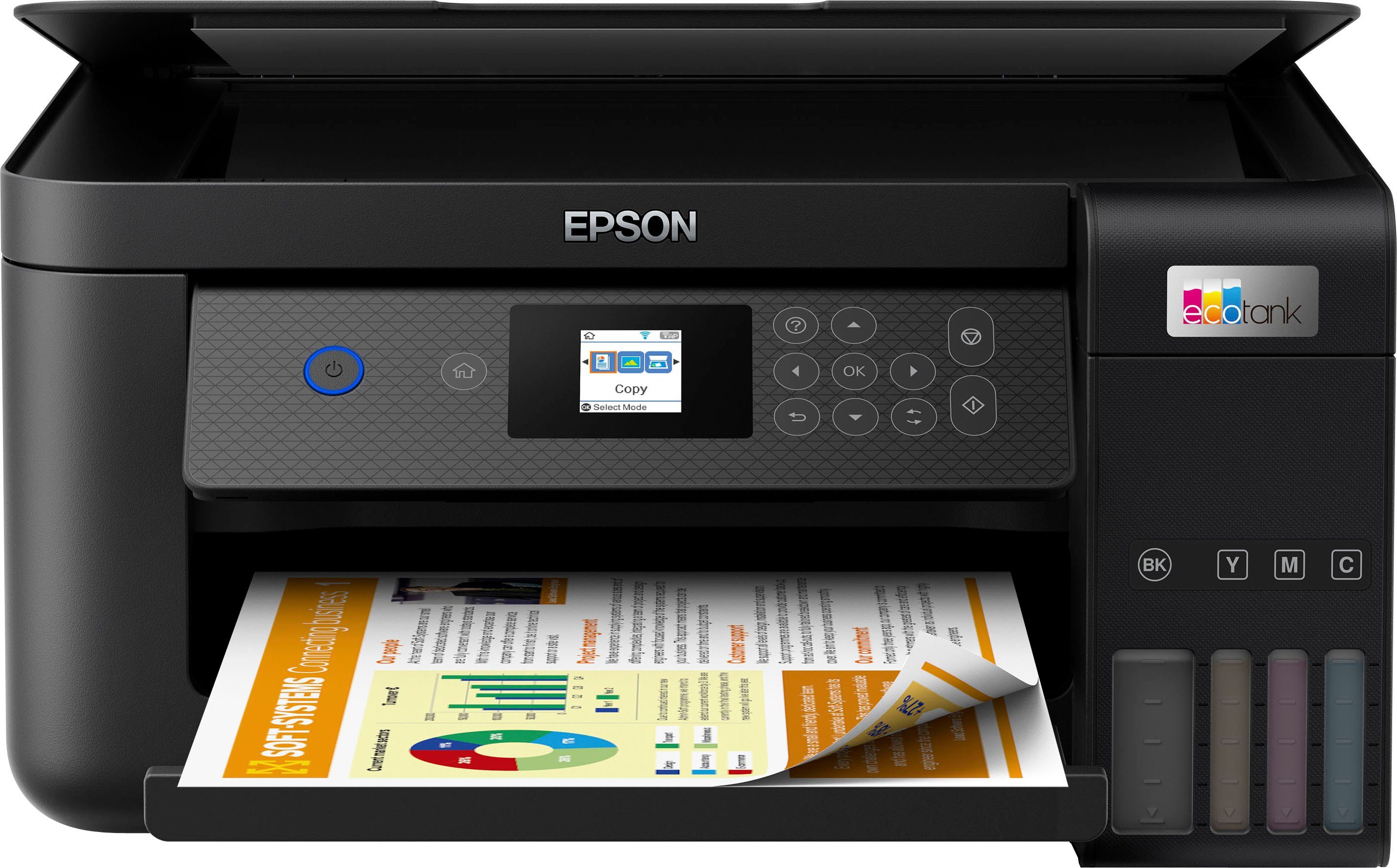 (WLAN Direct) EcoTank Wi-Fi Tintenstrahldrucker, Epson ET-2850 (Wi-Fi),