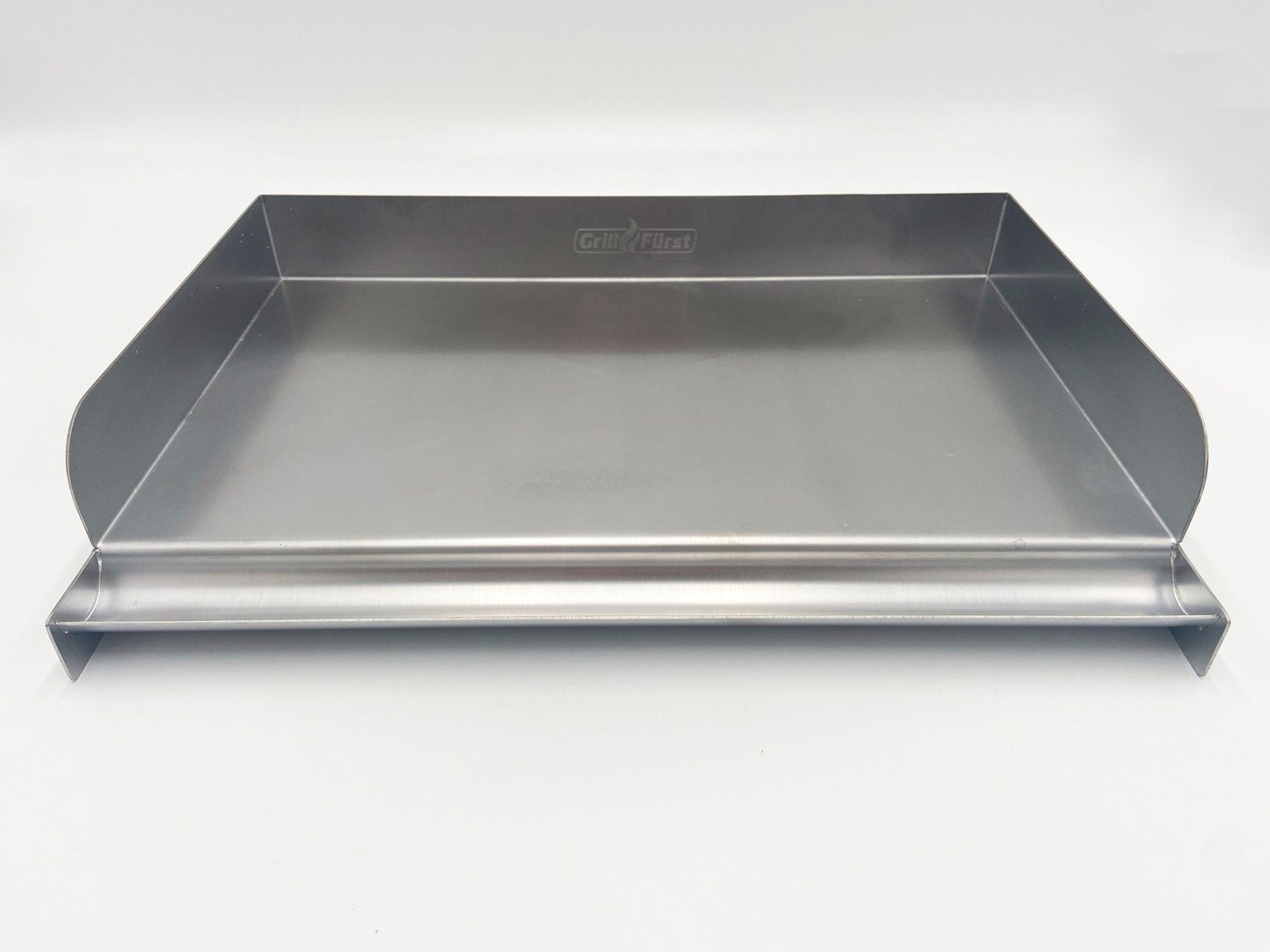Grillfürst Grillplatte Grillfürst Edelstahl Plancha / Grillplatte / Teppanyaki Pfanne Größe M - 41 x 24,5 cm