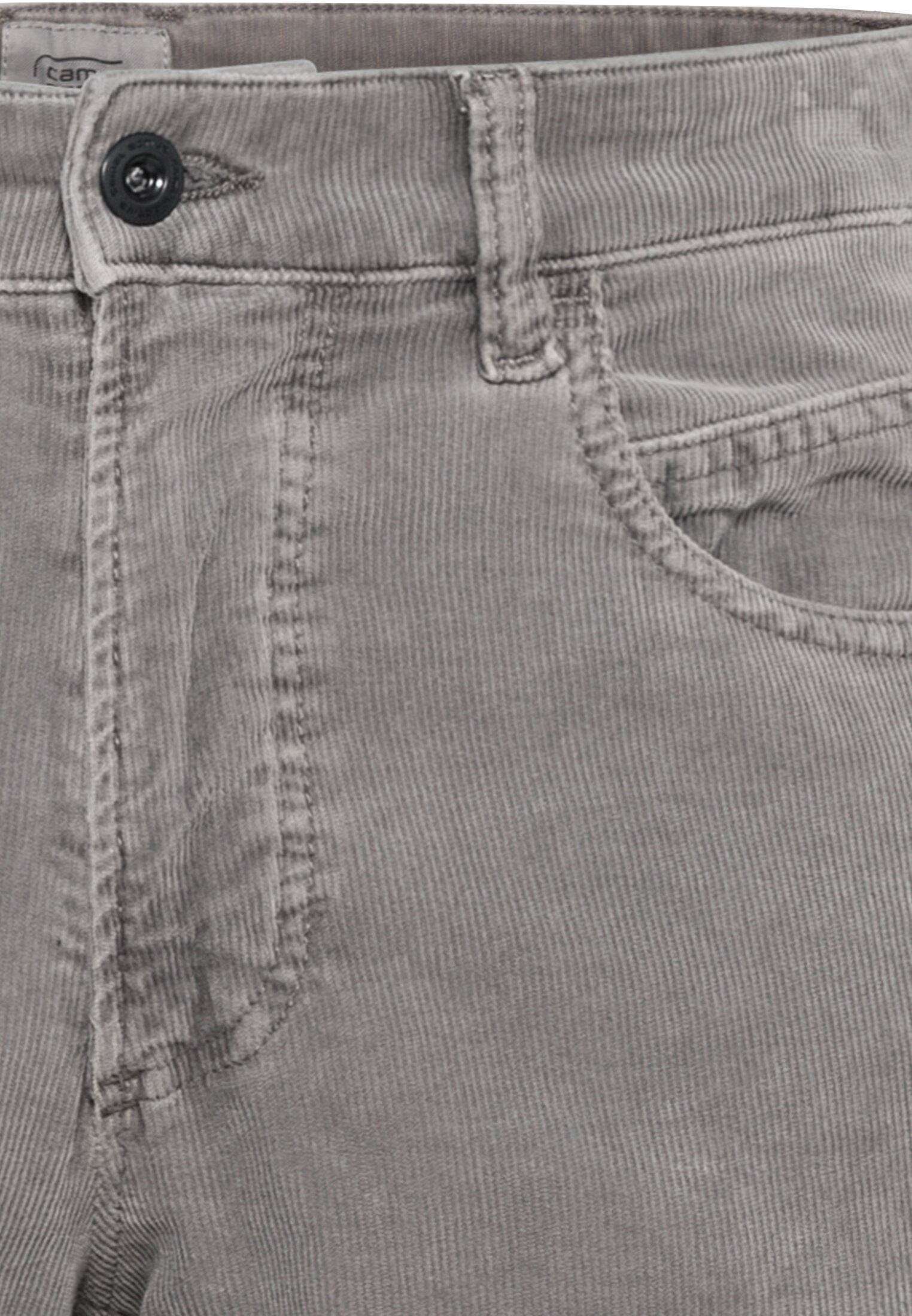 Fit Cordhose active camel Grau 5-Pocket-Jeans Regular 5-Pocket