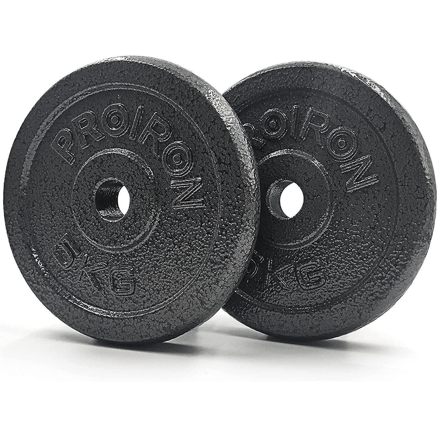 PROIRON Hantelscheiben Hantelscheiben-Set aus Gusseisen, verschiedene Größen, für 2,5 cm
