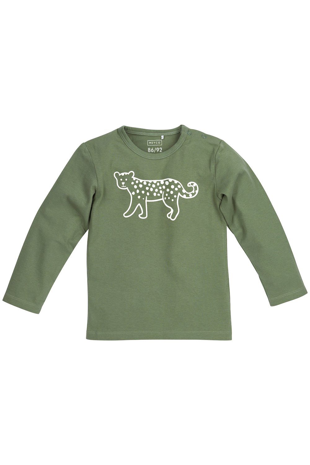98/104 Cheetah Meyco Forest Green (2 Baby Pyjama tlg)