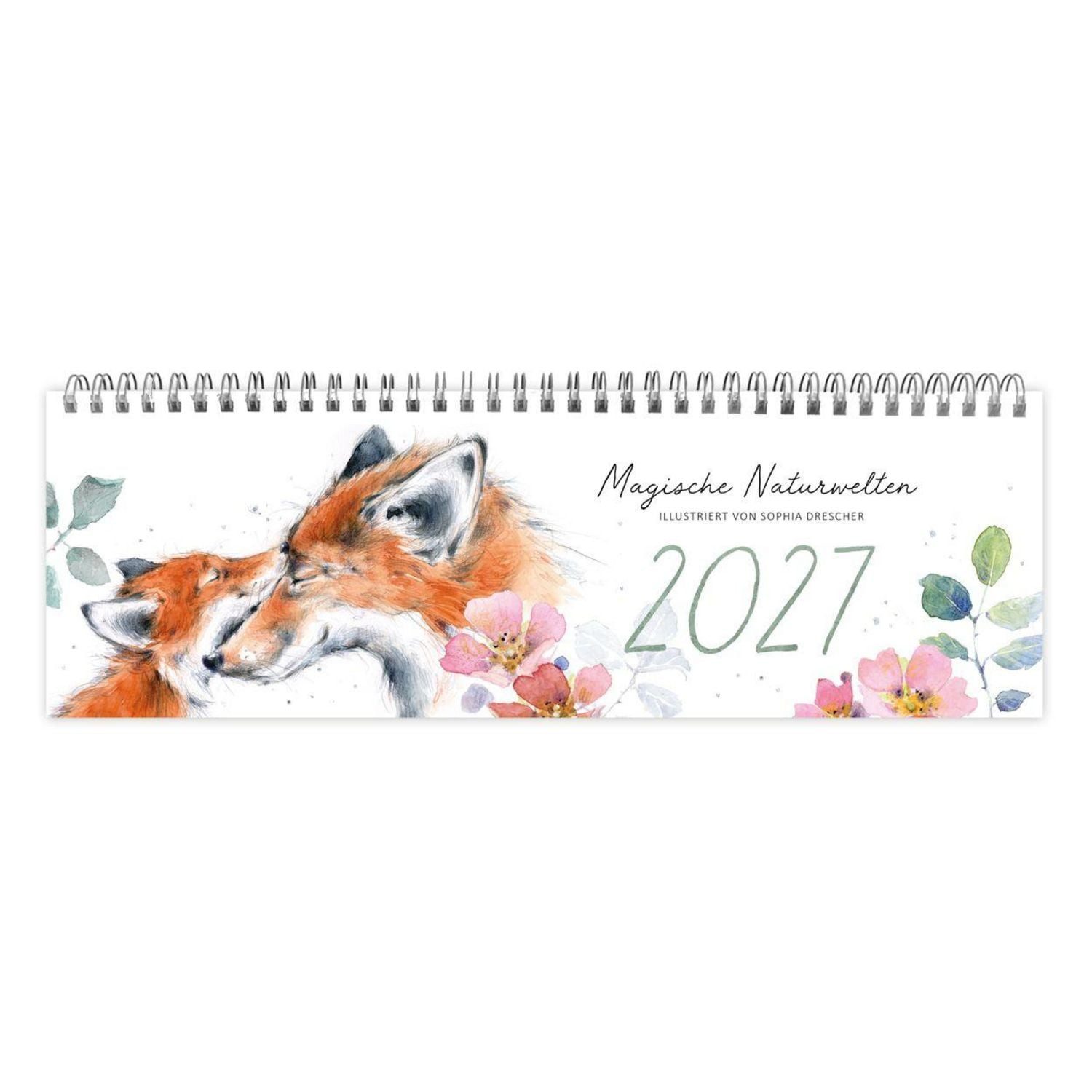 Grätz Verlag Tischkalender Tischkalender Füchse 2027