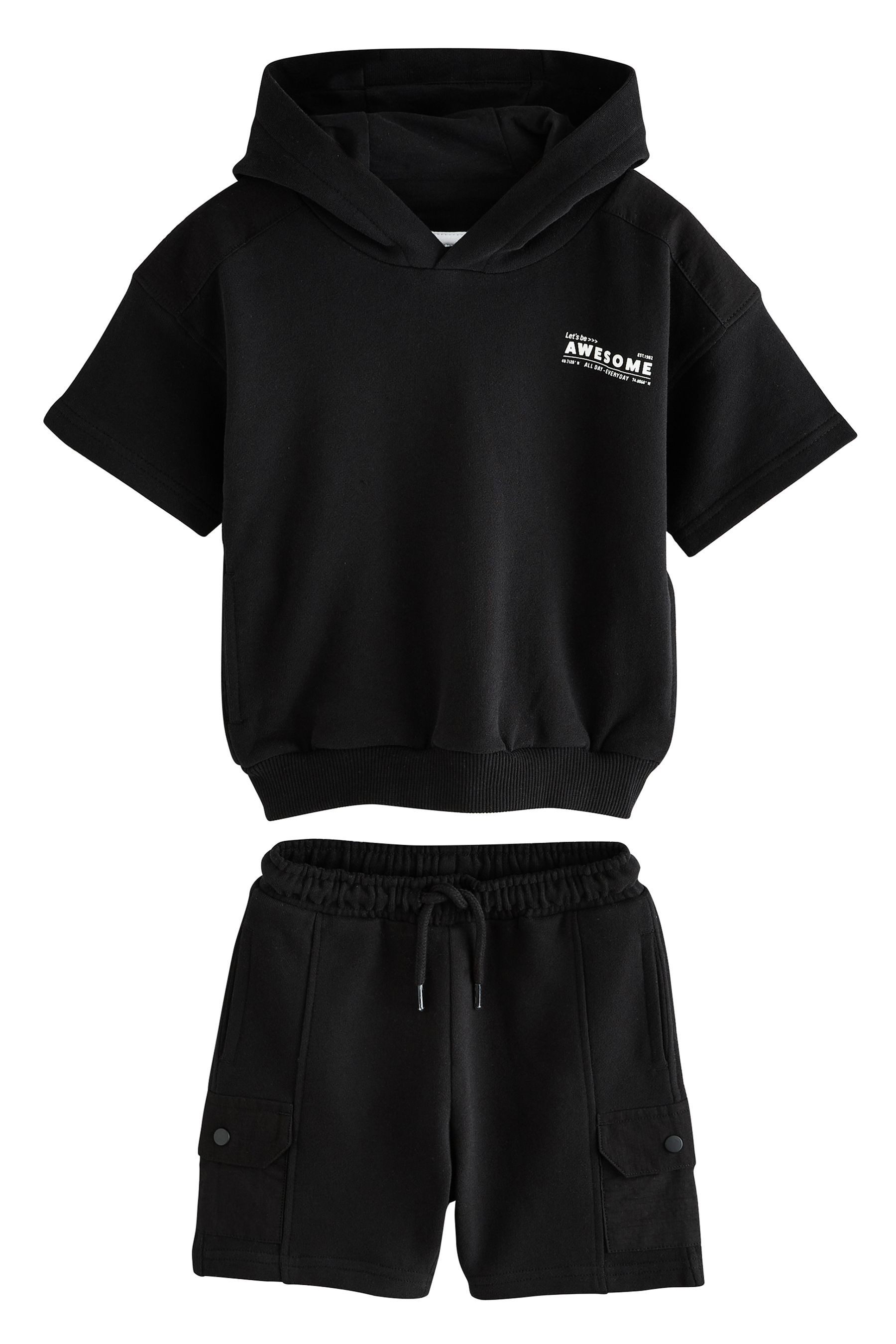 Next Jogginganzug Kapuzensweatshirt und Shorts aus günstig online kaufen