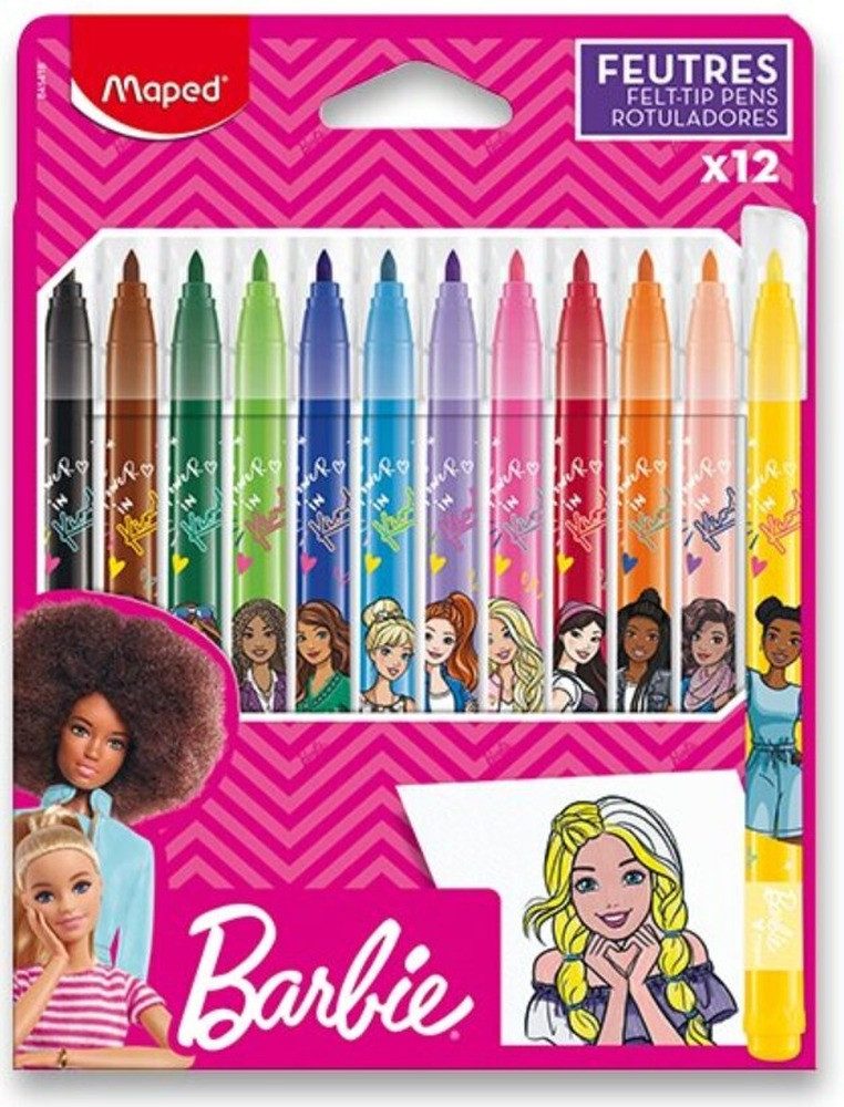 MAPED Filzstift maped Barbie Filzstifte