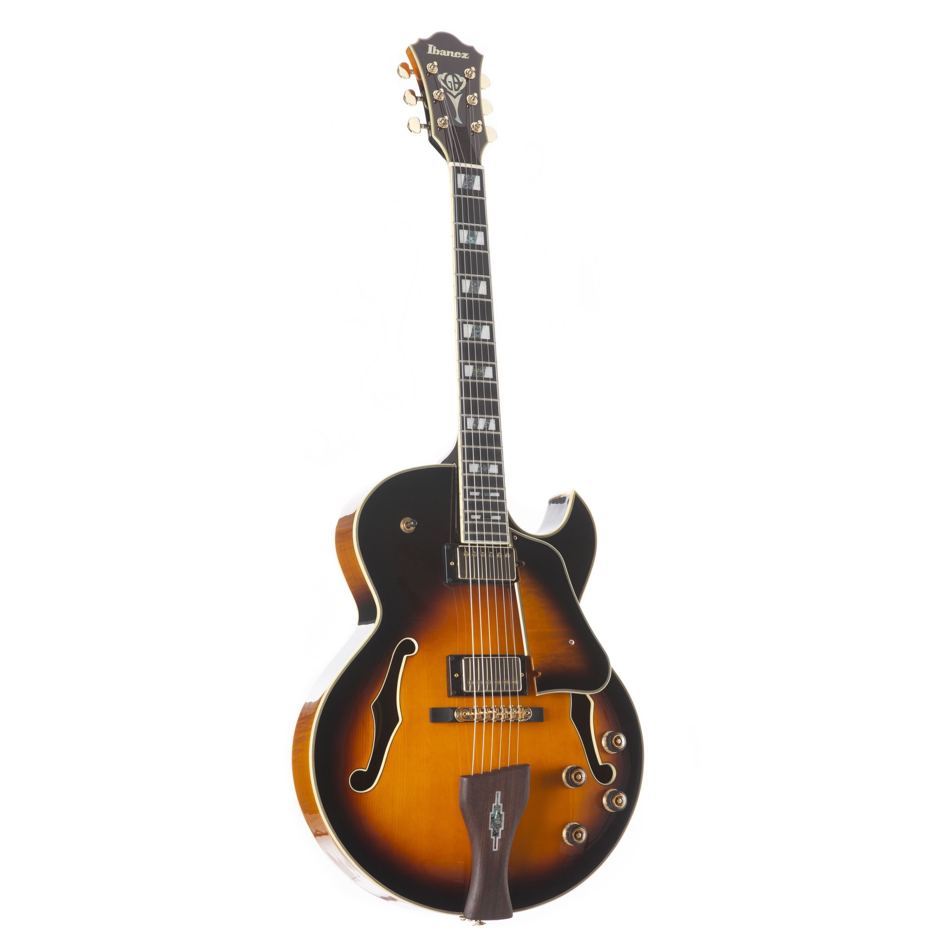 Ibanez Halbakustik-Gitarre, LGB30-VYS Vintage Yellow Sunburst George Benson Signature, Halb-Akustik Gitarren, Hollow-Body Modelle, LGB30-VYS Vintage Yellow Sunburst George Benson Signature -
