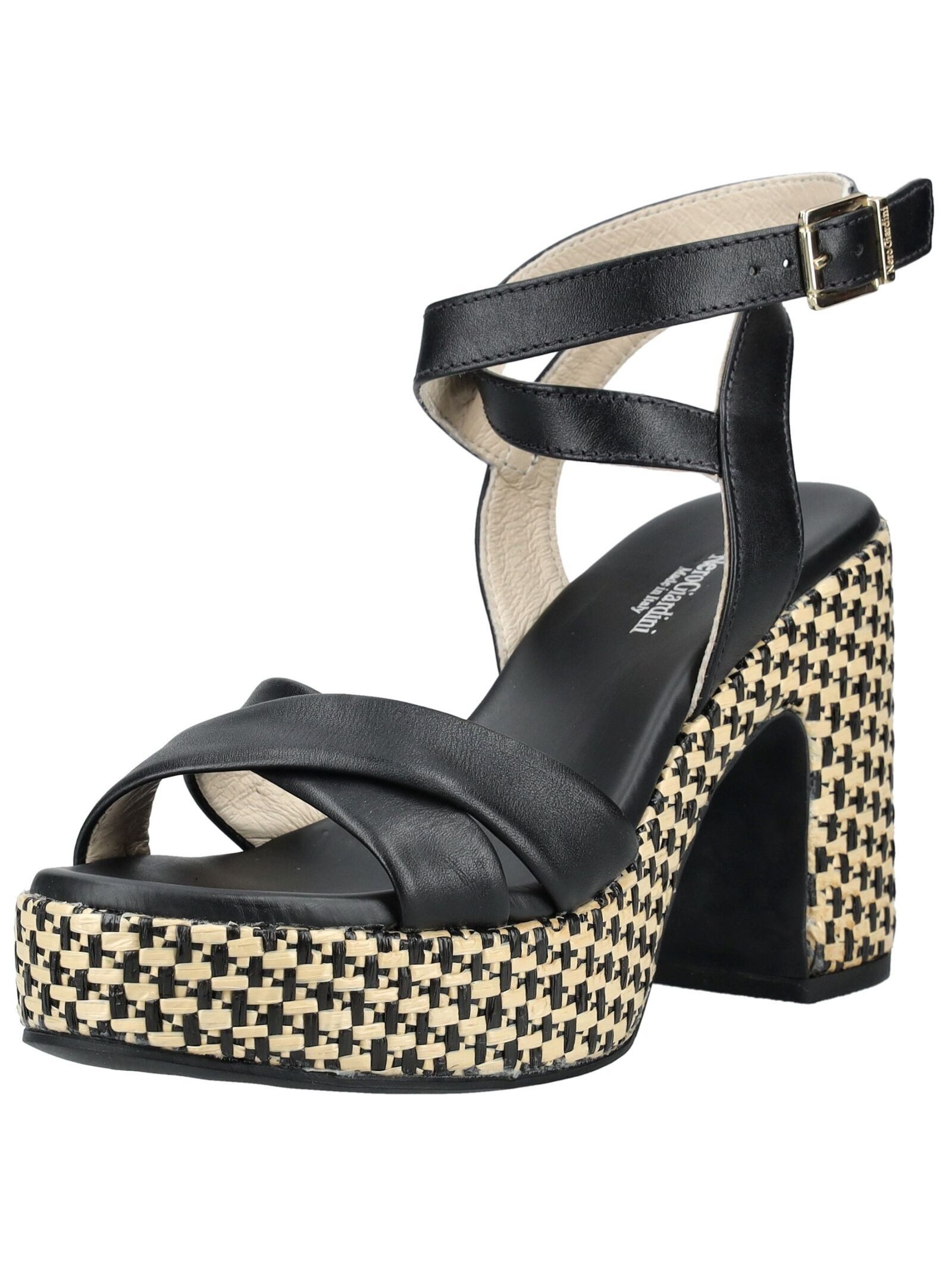 Nero Giardini Sandalen Leder High-Heel-Sandalette