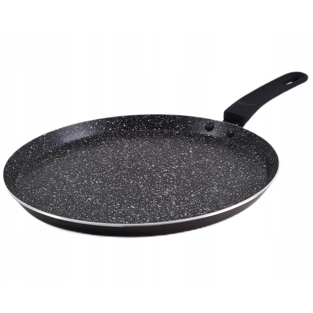 ZMC Crêpepfanne Cheffinger Pfannkuchen Crepes Pfanne Ø28cm, (antihaftbeschichtet-Induktion-Anti Haft), Crepespfanne Spiegelei Eierpfanne Pfanne Bratpfanne Pancake