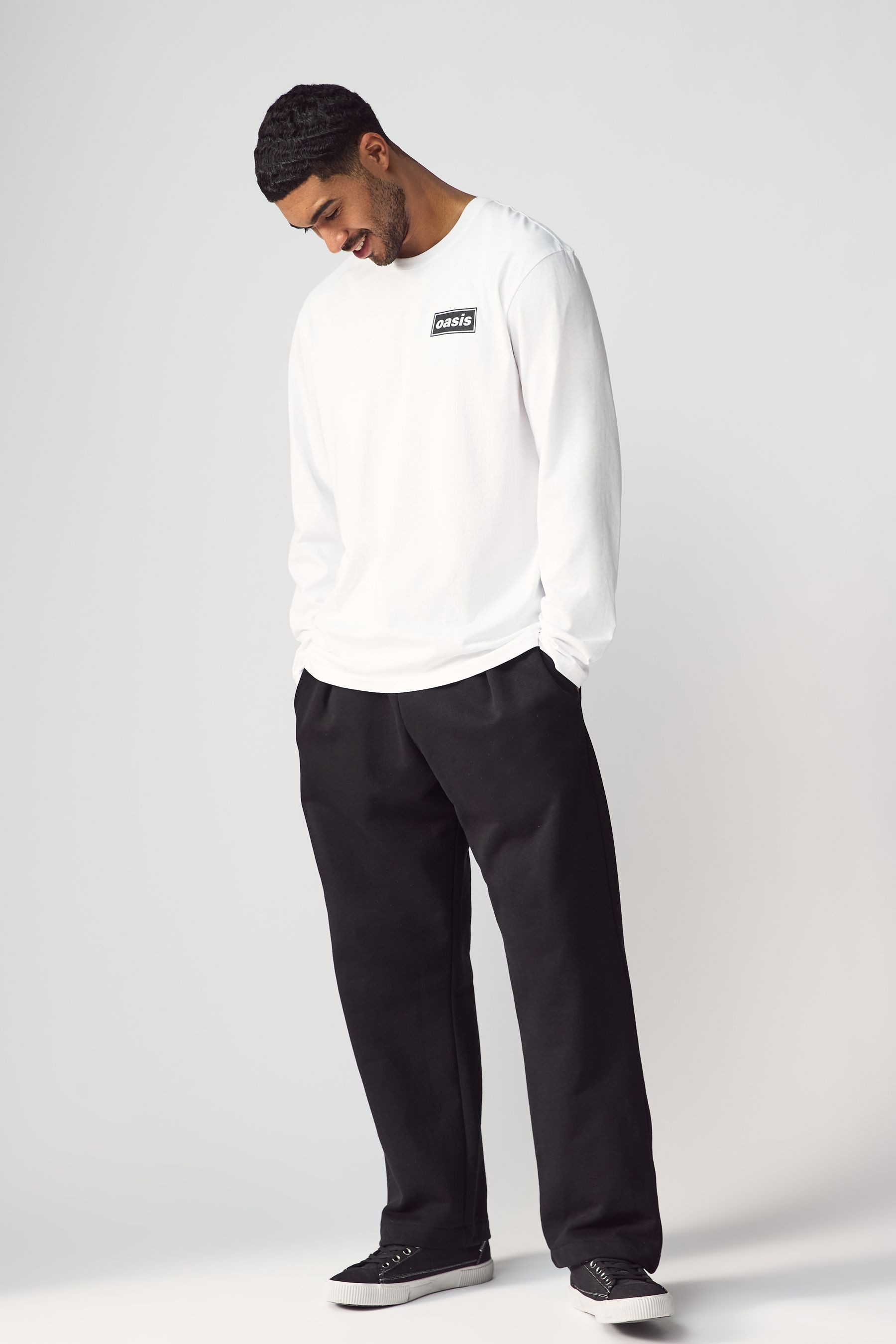 Next Langarmshirt Rundhalsshirt – Regular Fit (1-tlg)