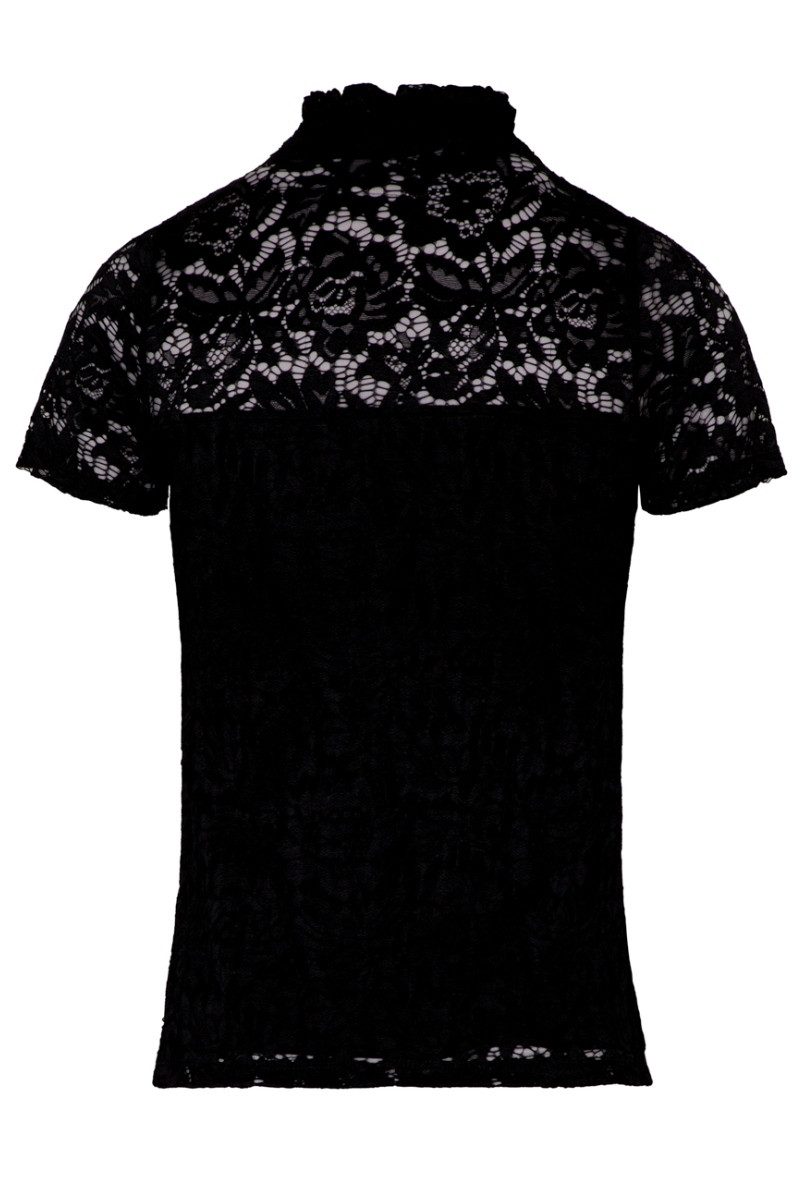 Hangowear Trachtenshirt Blusenshirt - ZAYLA - schwarz