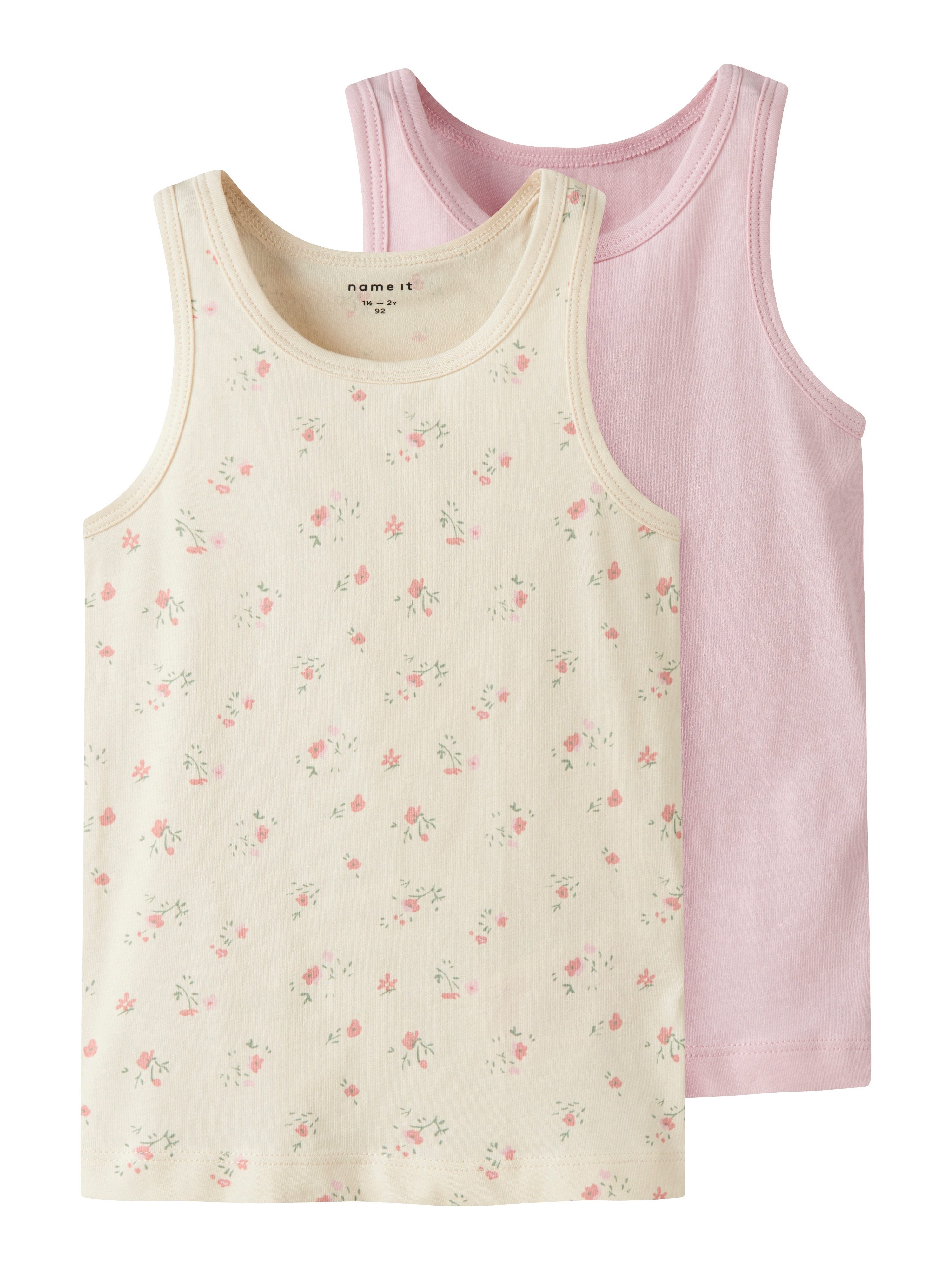 Unterhemd NMFTANK TOP 2P FLOWER NOOS