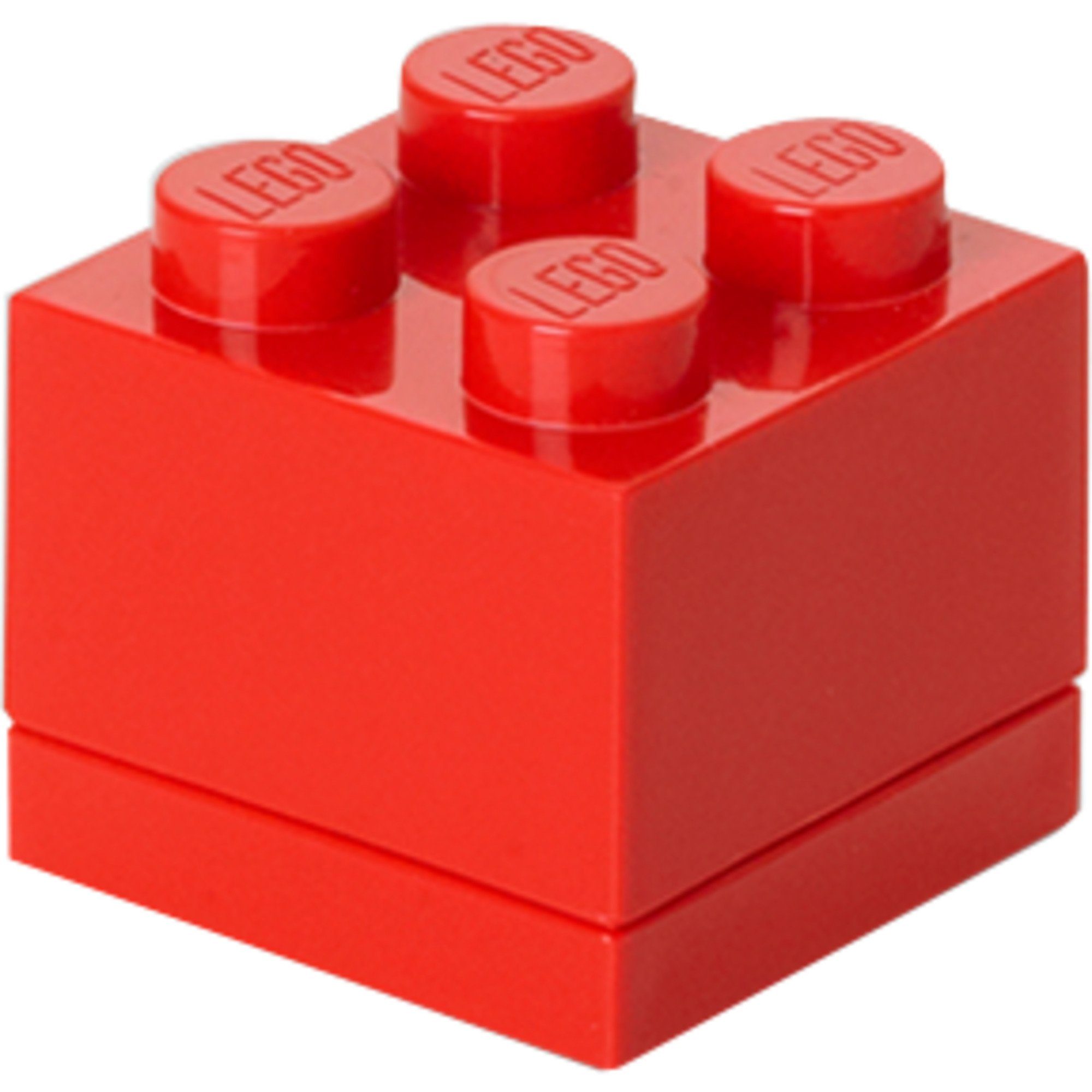 Room Copenhagen Spielzeugtruhe Room Copenhagen LEGO Mini Box 4 rot